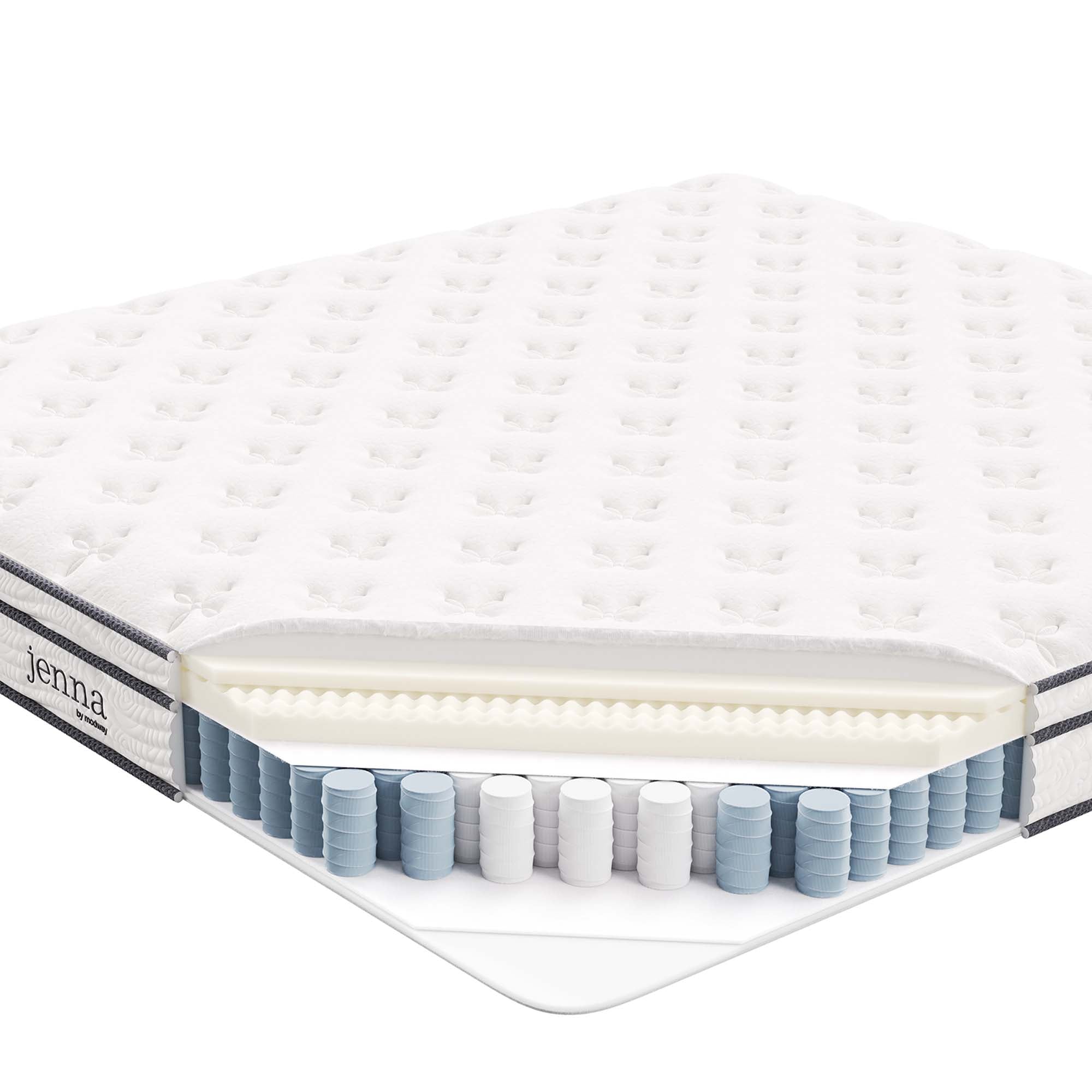 Jenna 8" Innerspring and Foam King Mattress by Modway - Best Buy Furniture