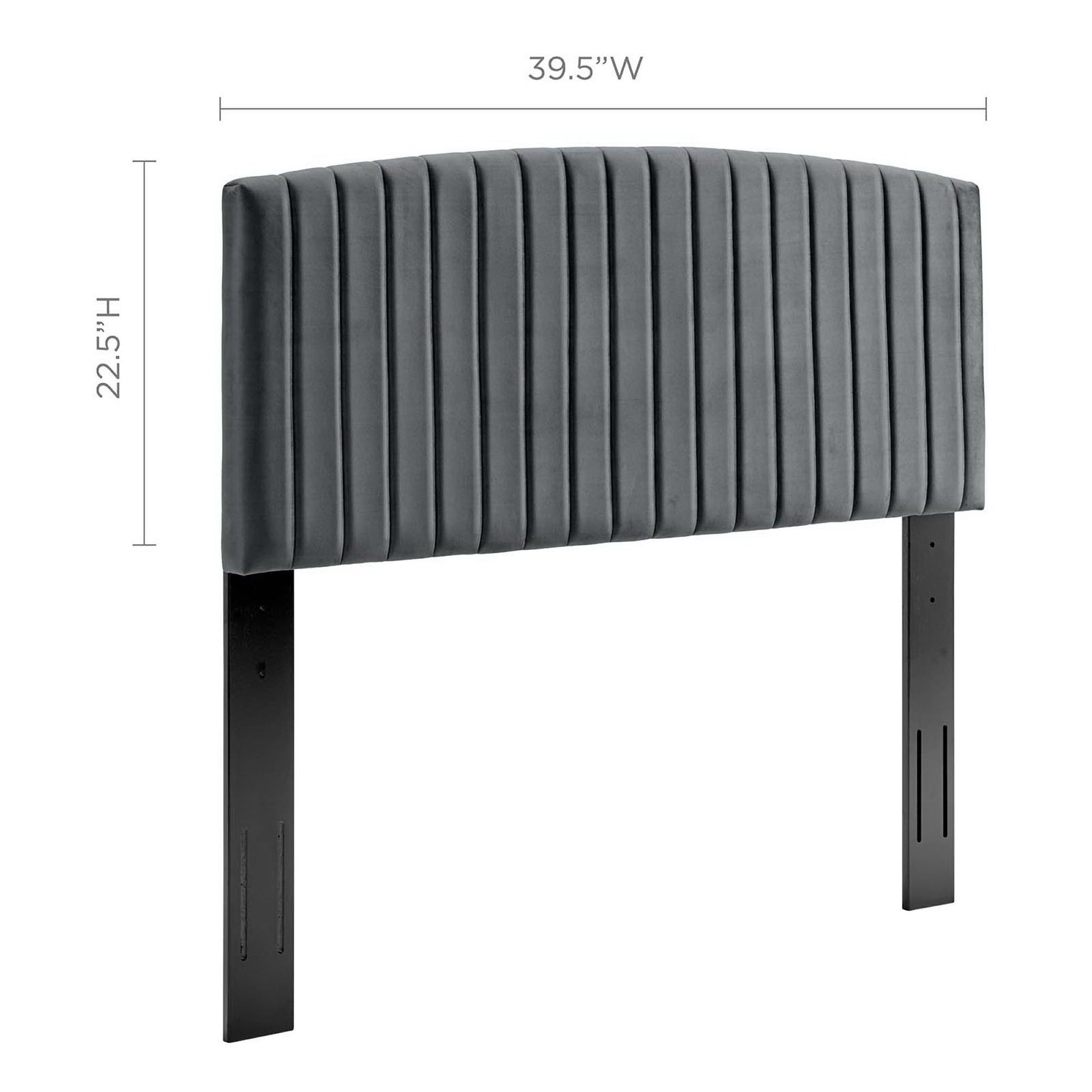 Rebecca Performance Velvet Twin Headboard by Modway - Best Buy Furniture