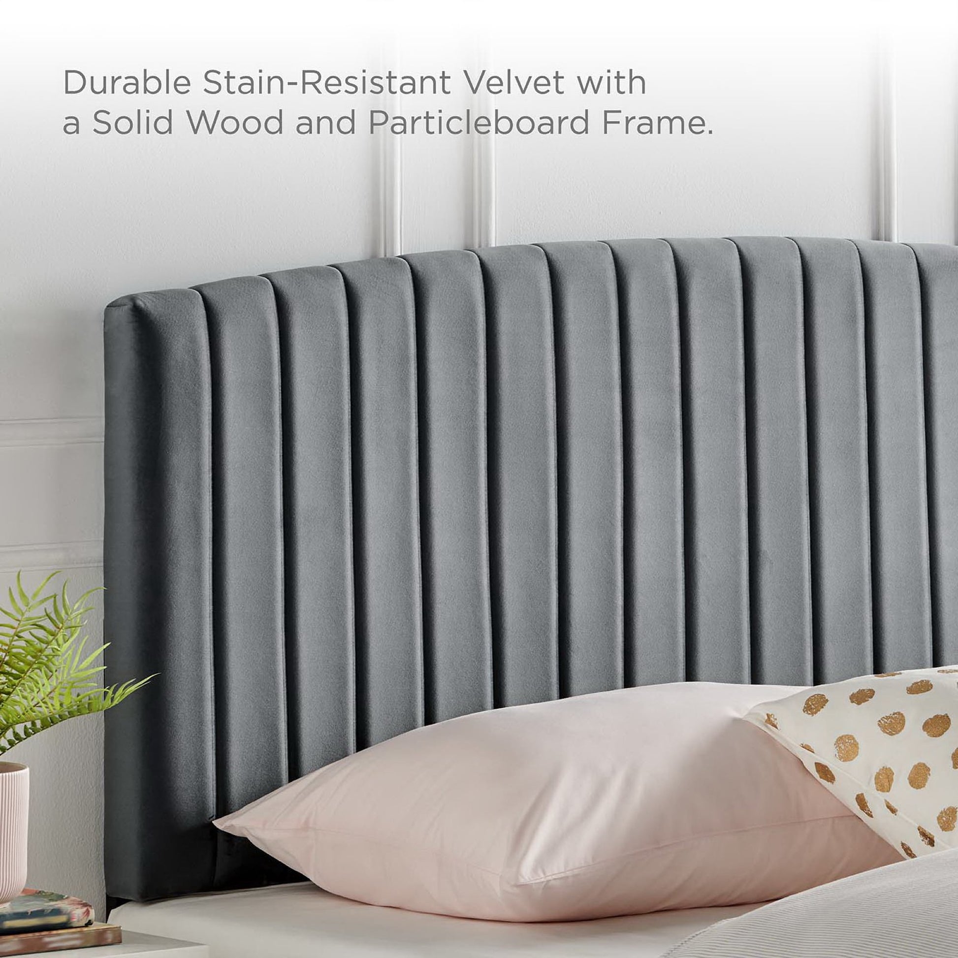 Rebecca Performance Velvet Twin Headboard by Modway - Best Buy Furniture