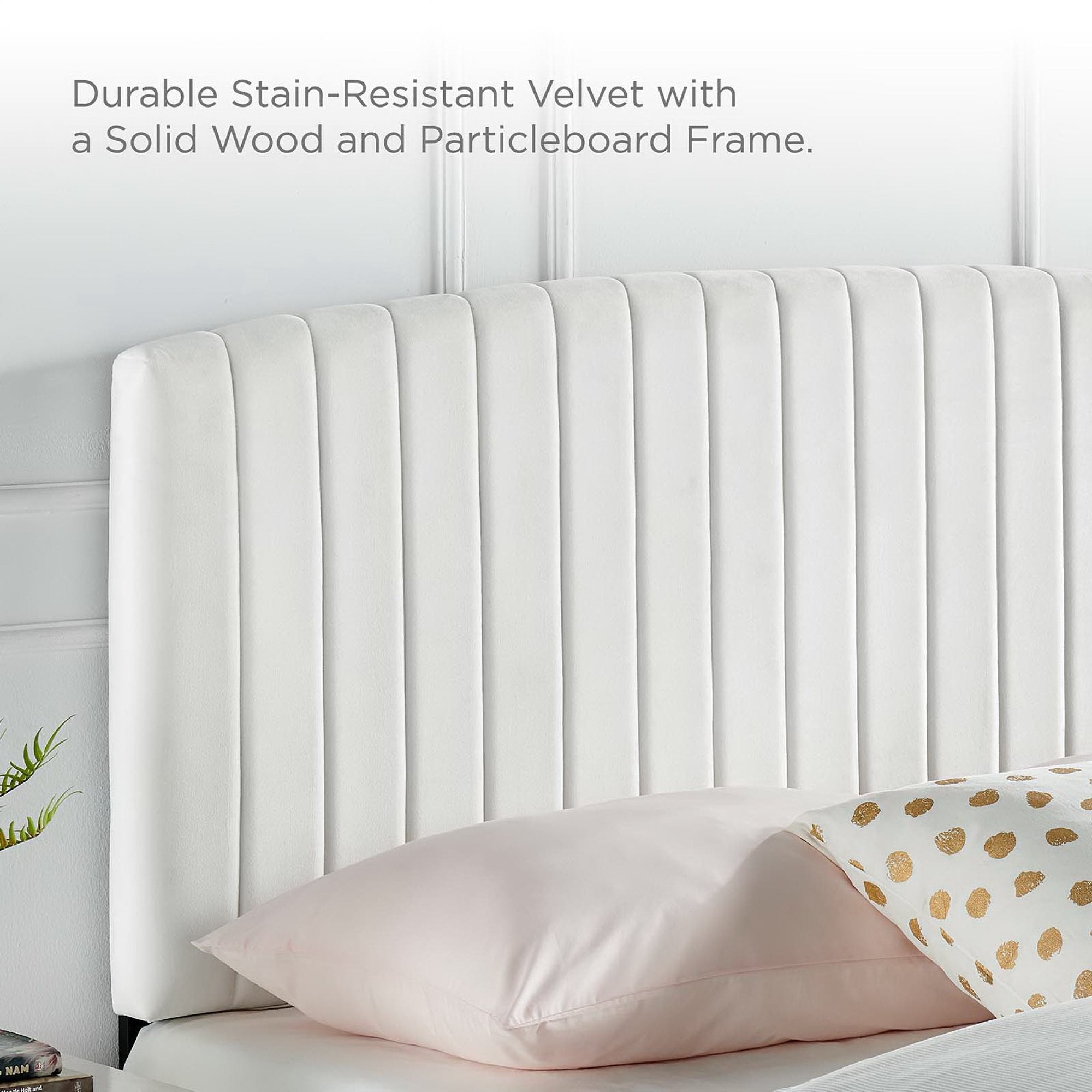 Rebecca Performance Velvet Twin Headboard by Modway - Best Buy Furniture