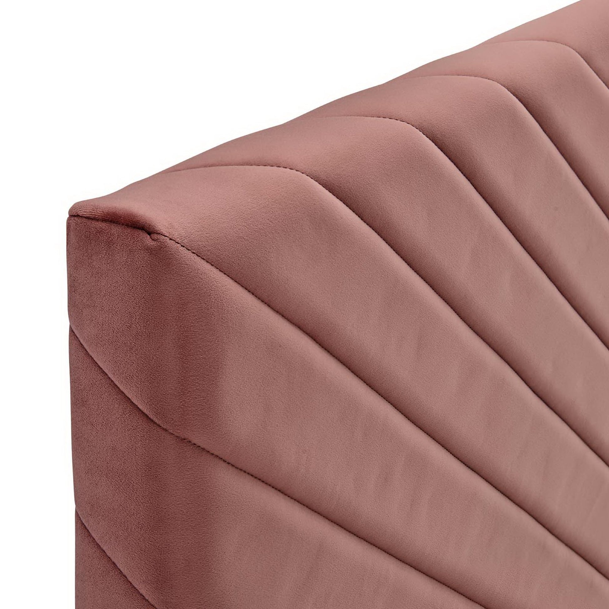 Alyson Angular Channel Tufted Performance Velvet Full / Queen Headboard by Modway - Best Buy Furniture