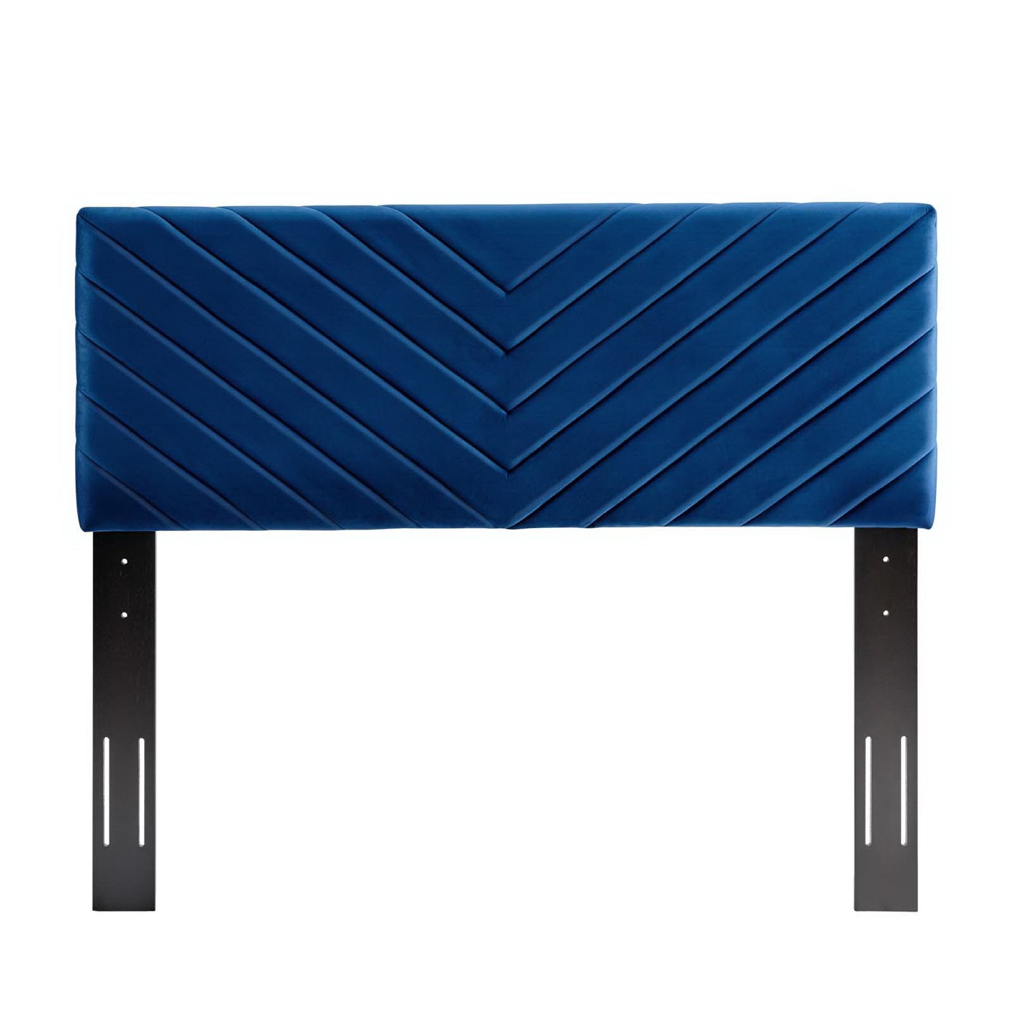 Alyson Angular Channel Tufted Performance Velvet Full / Queen Headboard by Modway - Best Buy Furniture