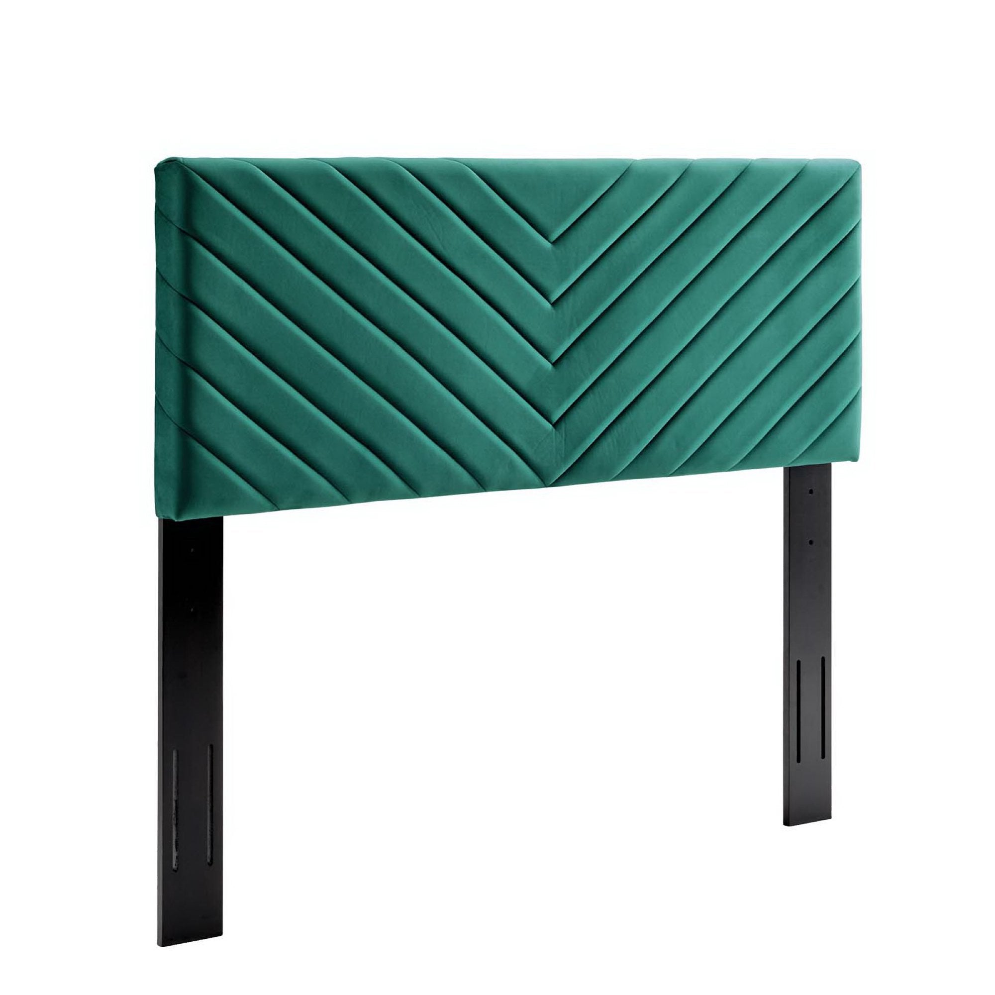 Alyson Angular Channel Tufted Performance Velvet Full / Queen Headboard by Modway - Best Buy Furniture