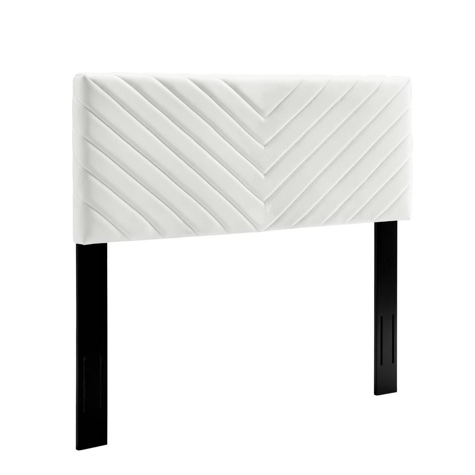 Roxanne Performance Velvet Queen Platform Bed by Modway - Best Buy Furniture