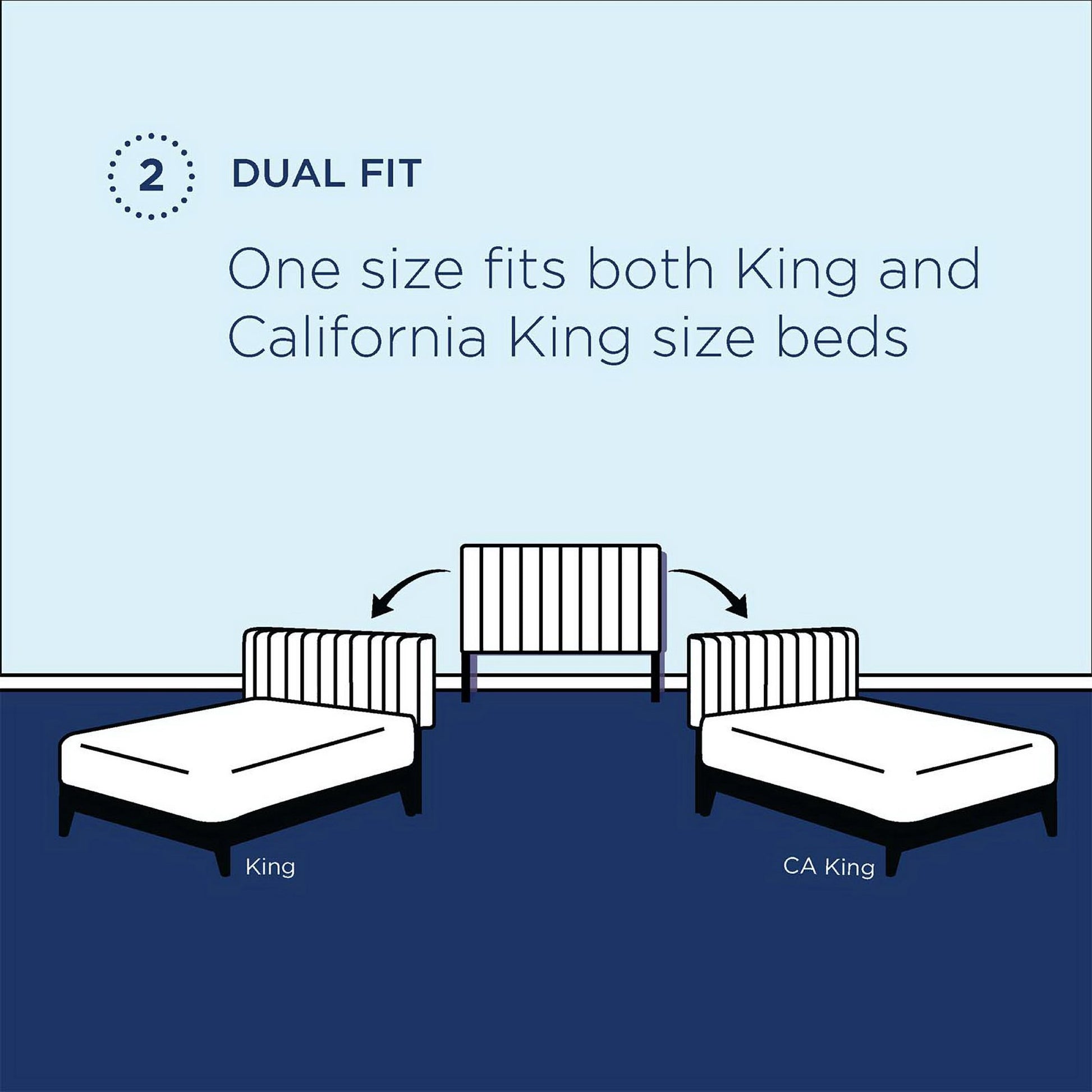 Alyson Angular Channel Tufted Performance Velvet King / California King Headboard by Modway - Best Buy Furniture