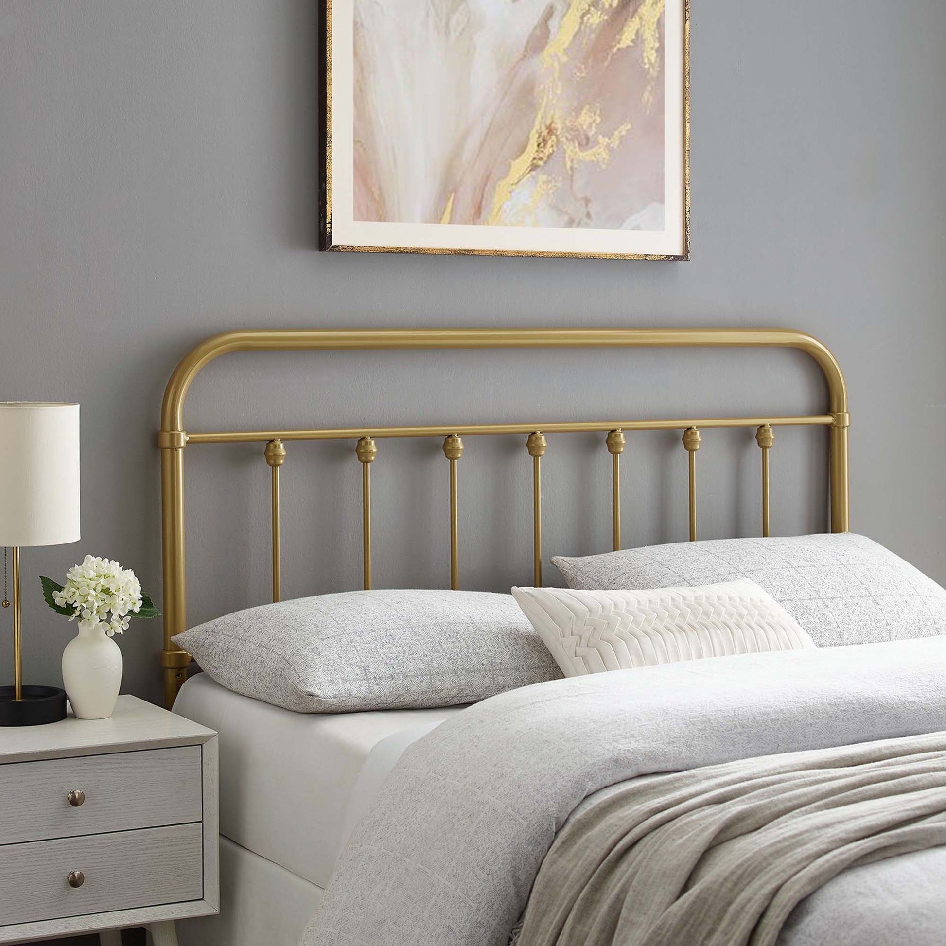 Sage Metal Twin Headboard by Modway - Best Buy Furniture