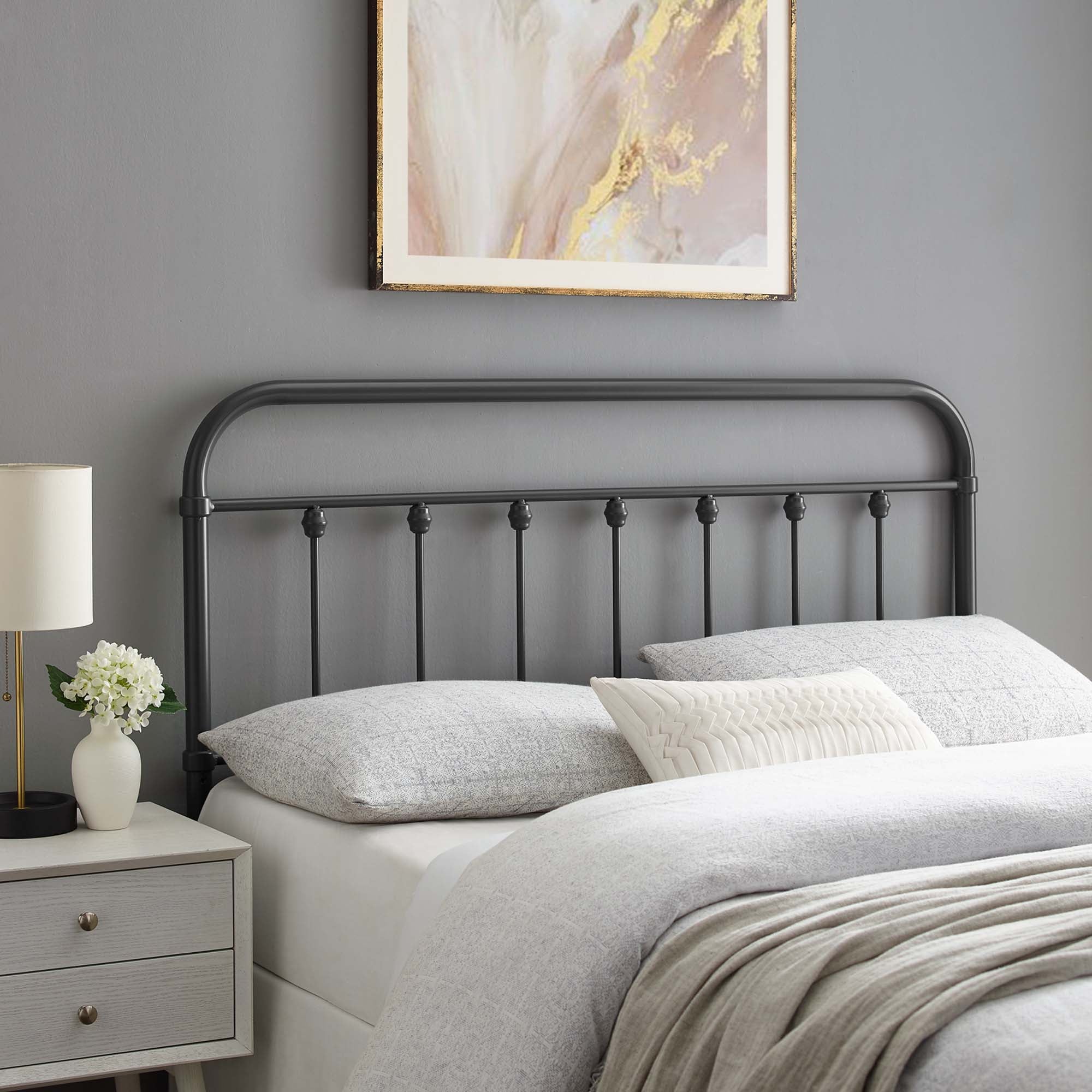 Sage Metal King Headboard by Modway - Best Buy Furniture