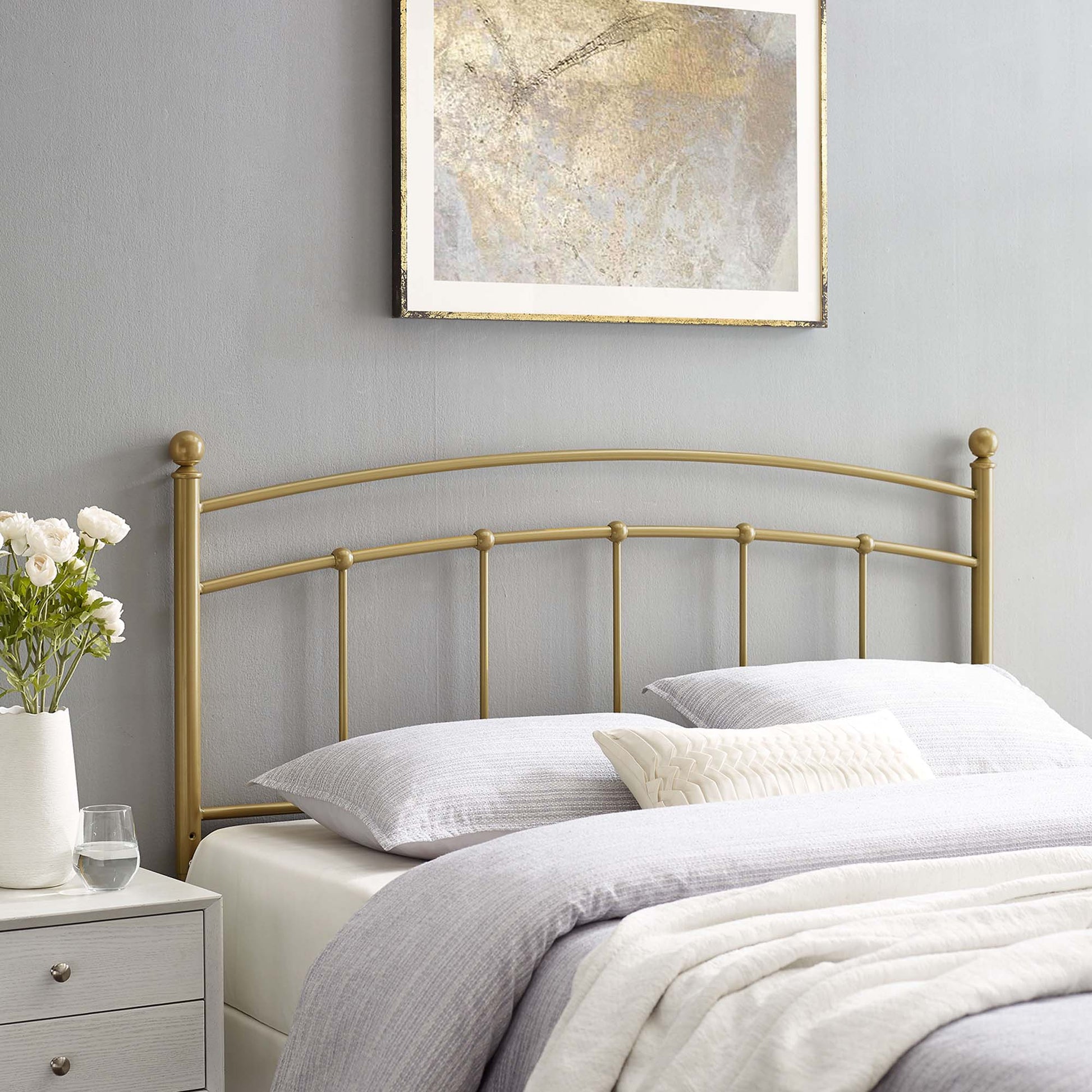 Abigail Metal Queen Headboard by Modway - Best Buy Furniture