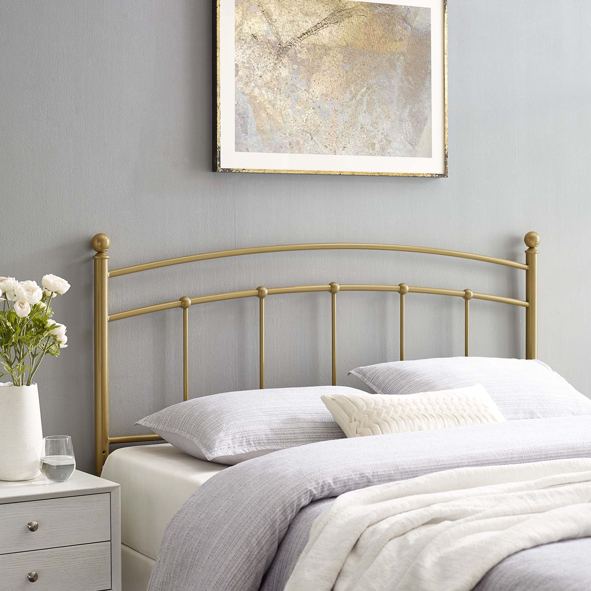Abigail Metal Queen Headboard by Modway - Best Buy Furniture