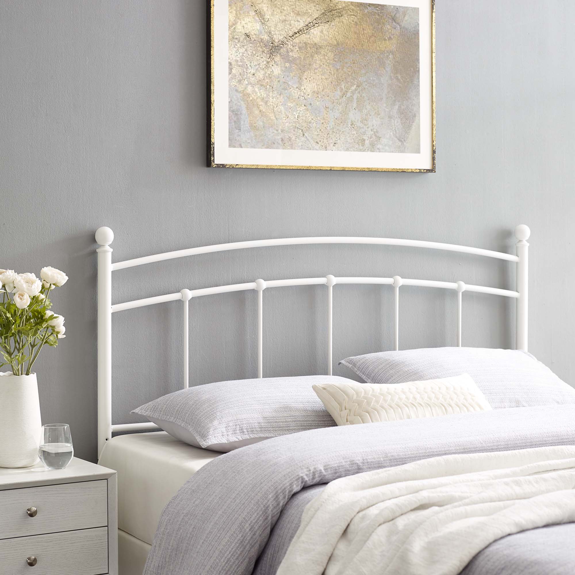 Abigail Metal Queen Headboard by Modway - Best Buy Furniture