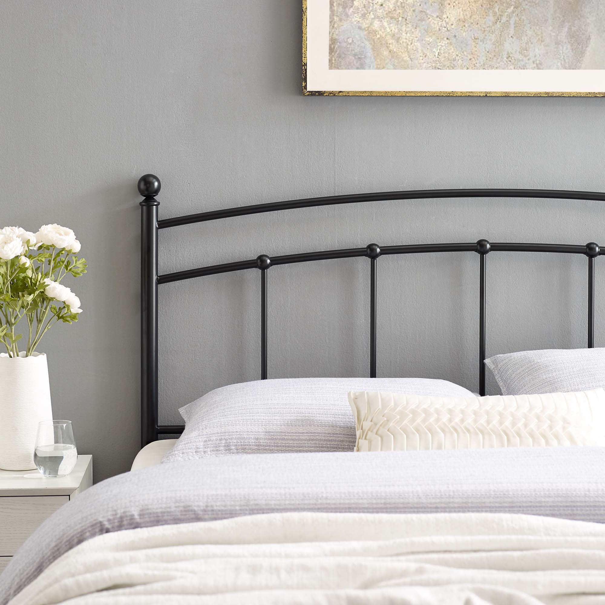 Abigail Metal King Headboard by Modway - Best Buy Furniture