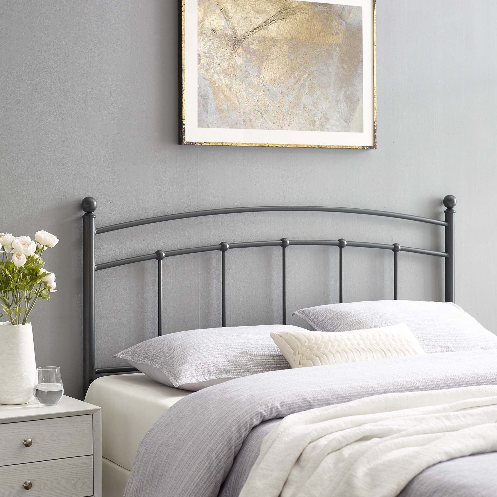 Abigail Metal King Headboard by Modway - Best Buy Furniture