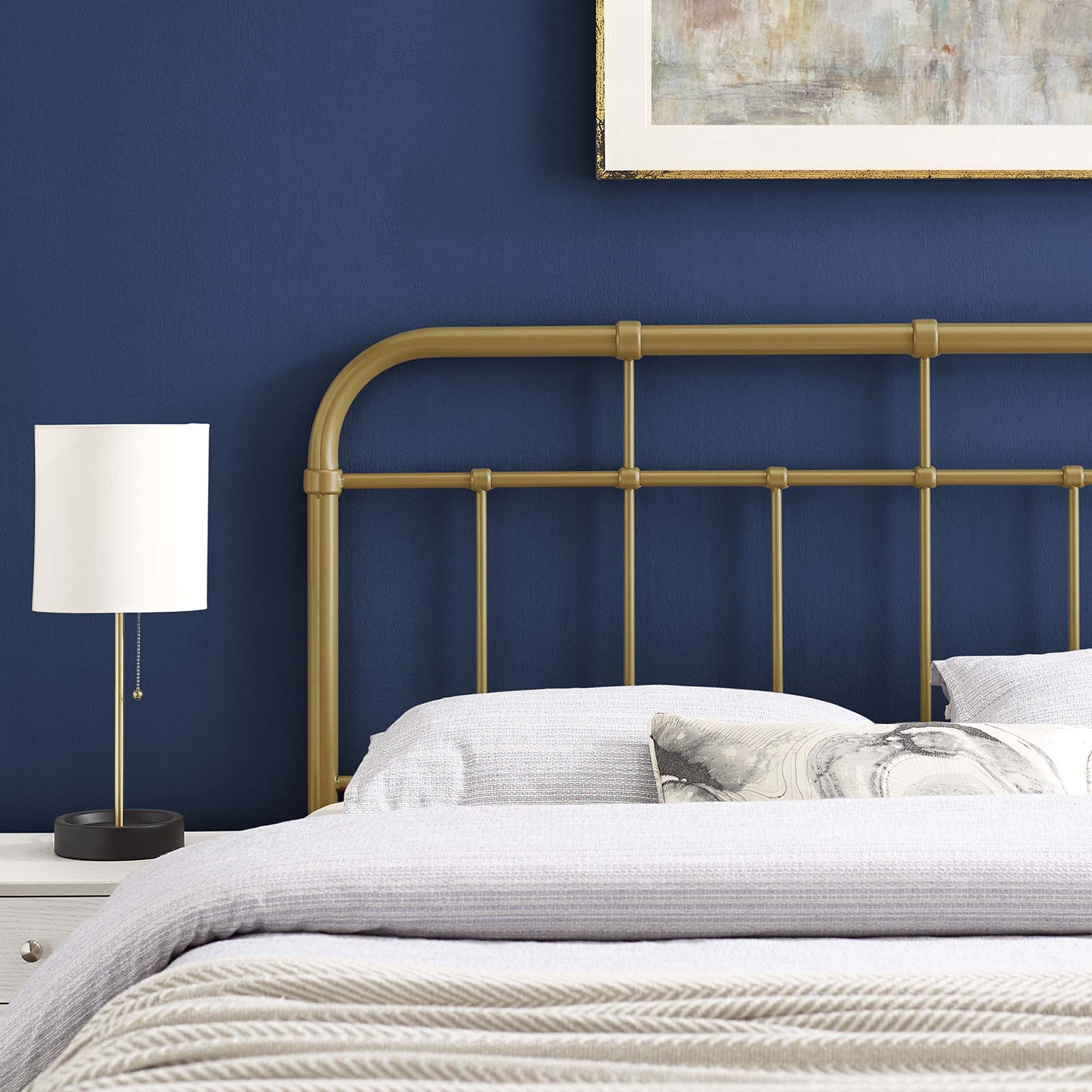 Alessia Metal Queen Headboard by Modway - Best Buy Furniture