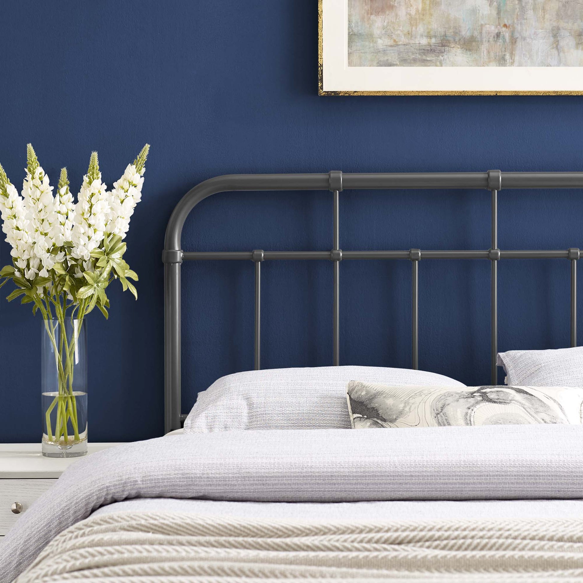 Alessia Metal King Headboard by Modway - Best Buy Furniture