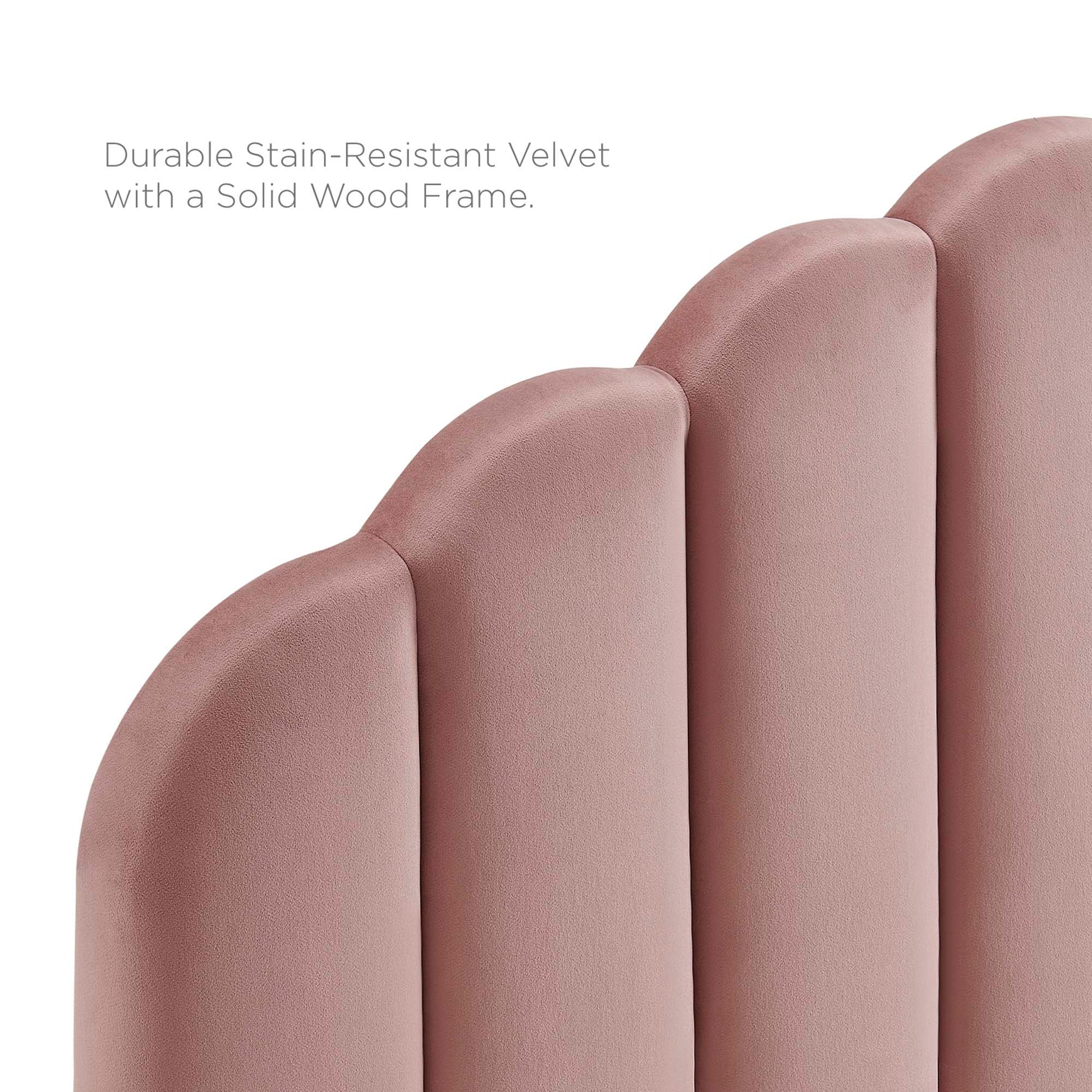 Veronique Performance Velvet Twin Headboard by Modway - Best Buy Furniture