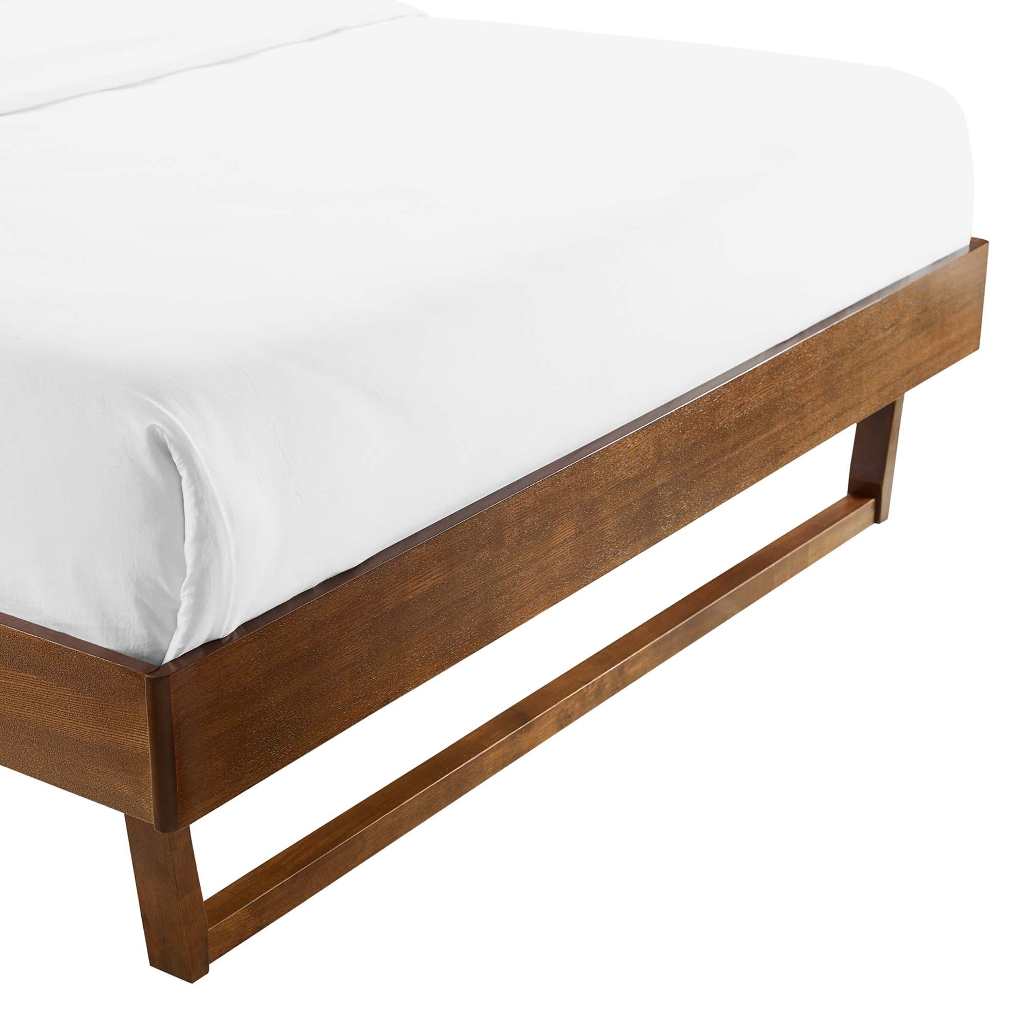 Billie Wood Twin Platform Bed Frame by Modway - Best Buy Furniture