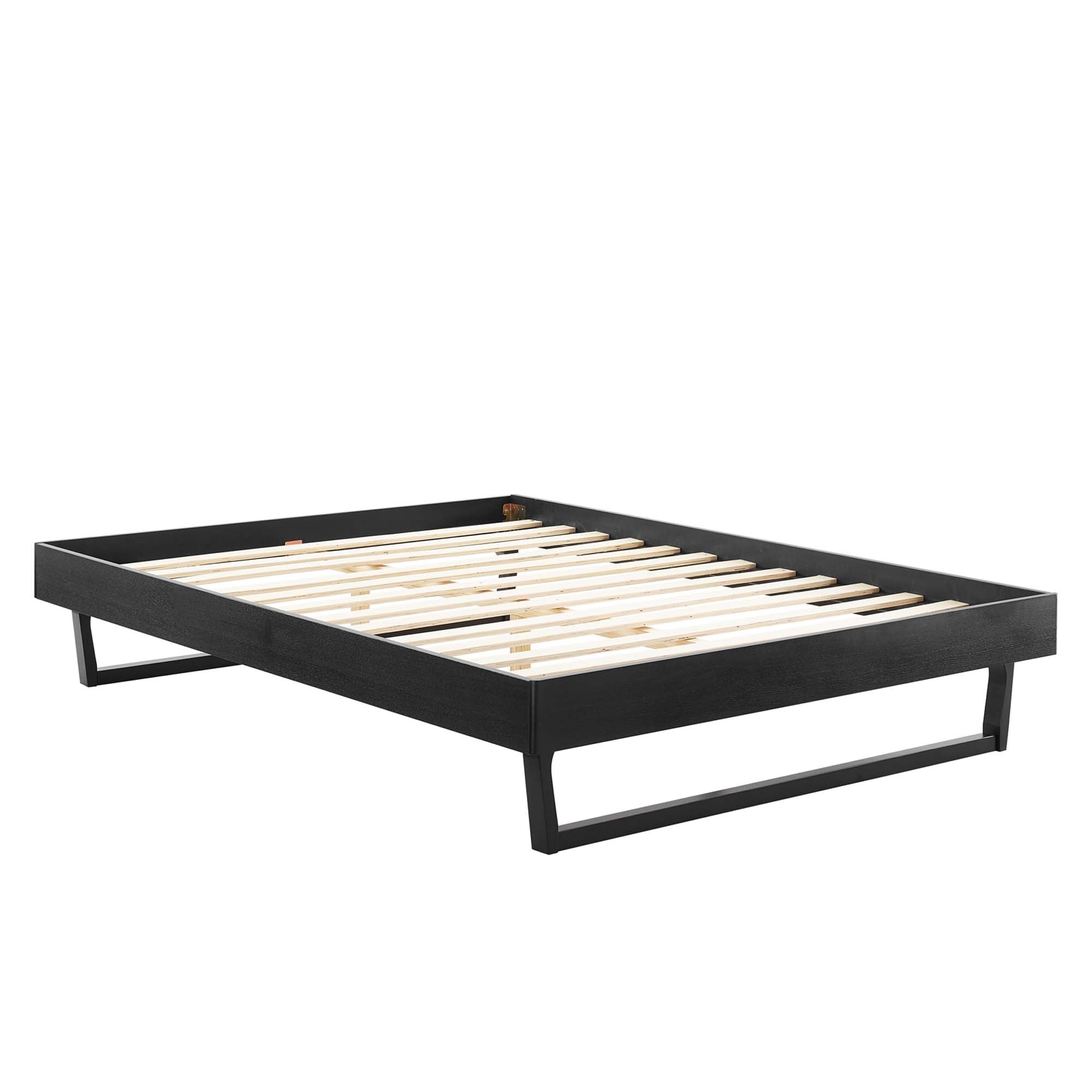 Billie Wood Full Platform Bed Frame by Modway - Best Buy Furniture