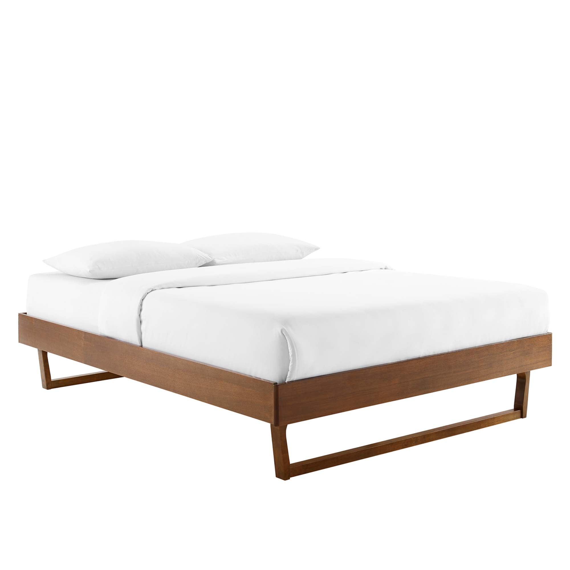 Billie Wood Queen Platform Bed Frame by Modway - Best Buy Furniture