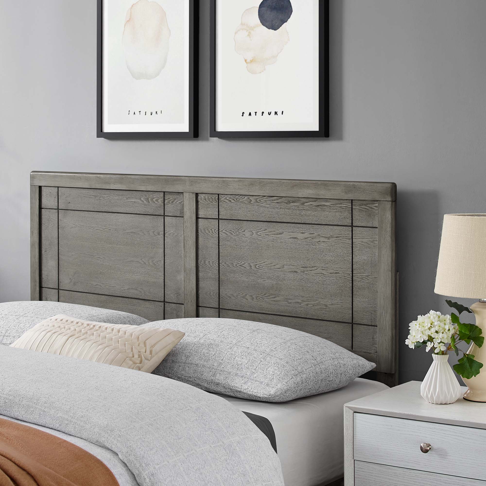 Archie Wood Twin Headboard by Modway - Best Buy Furniture