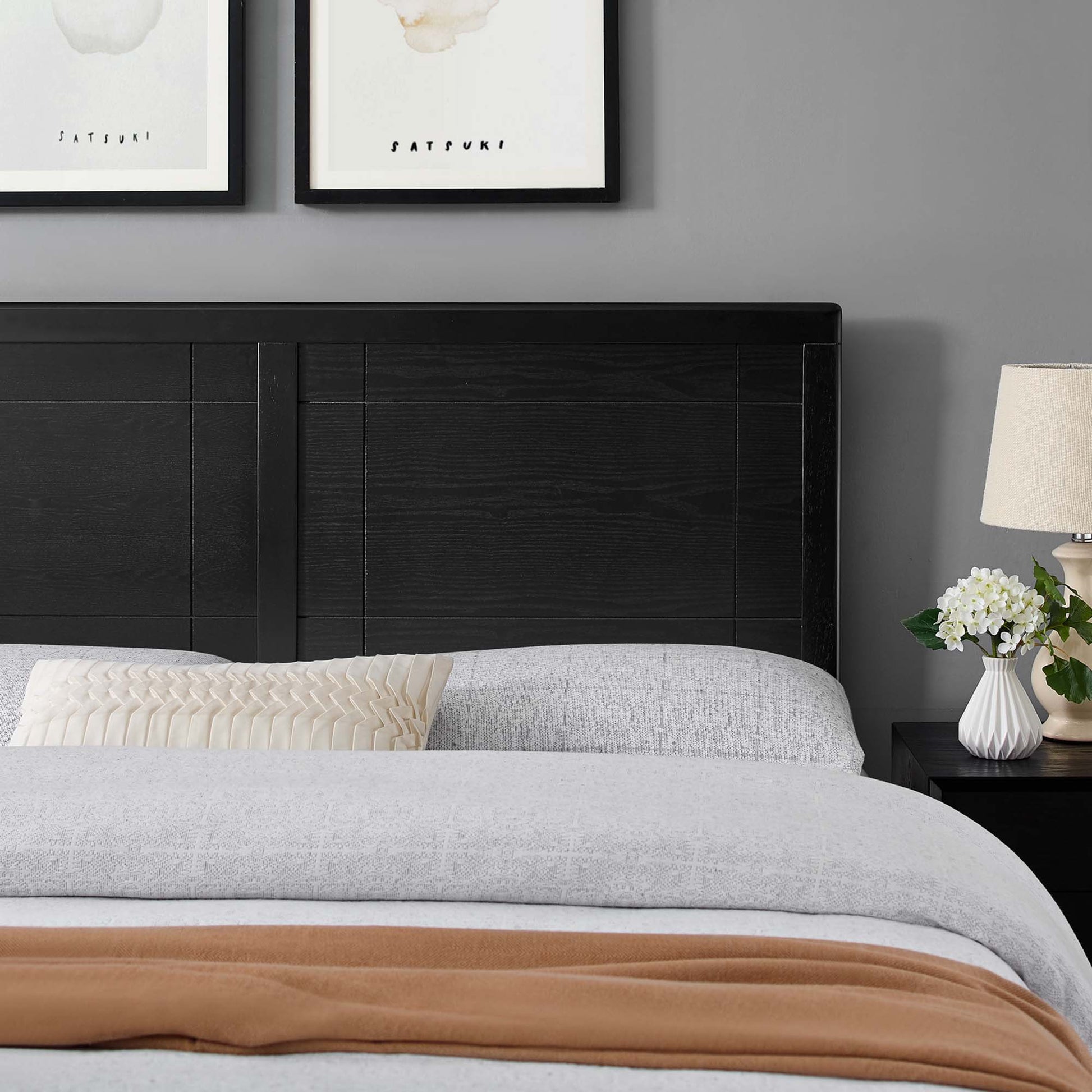 Archie Wood Queen Headboard by Modway - Best Buy Furniture