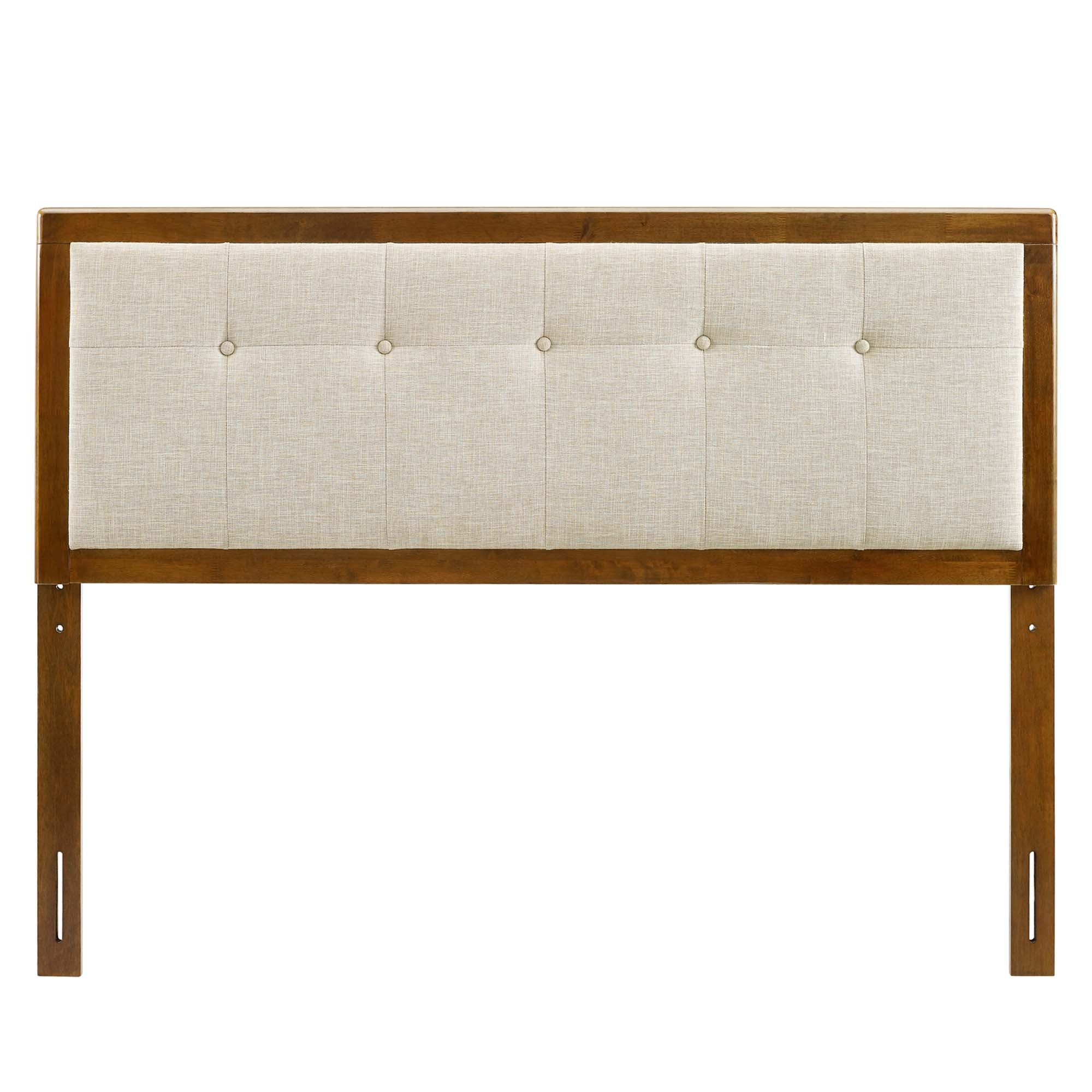 Draper Tufted Fabric and Wood Queen Headboard by Modway - Best Buy Furniture