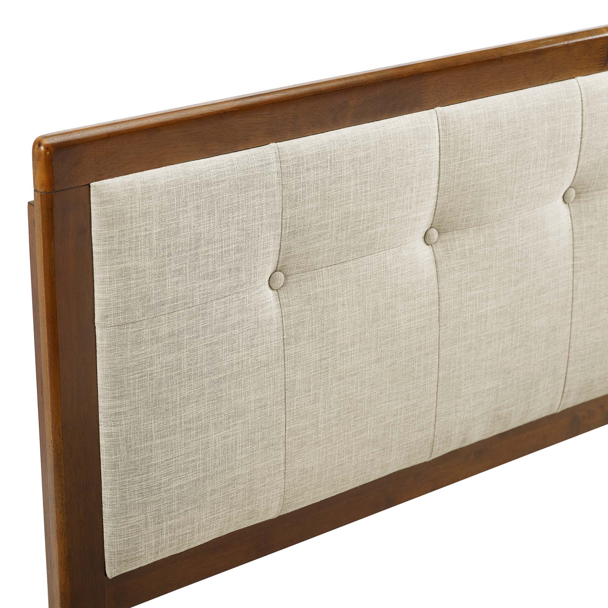 Draper Tufted Fabric and Wood Queen Headboard by Modway - Best Buy Furniture