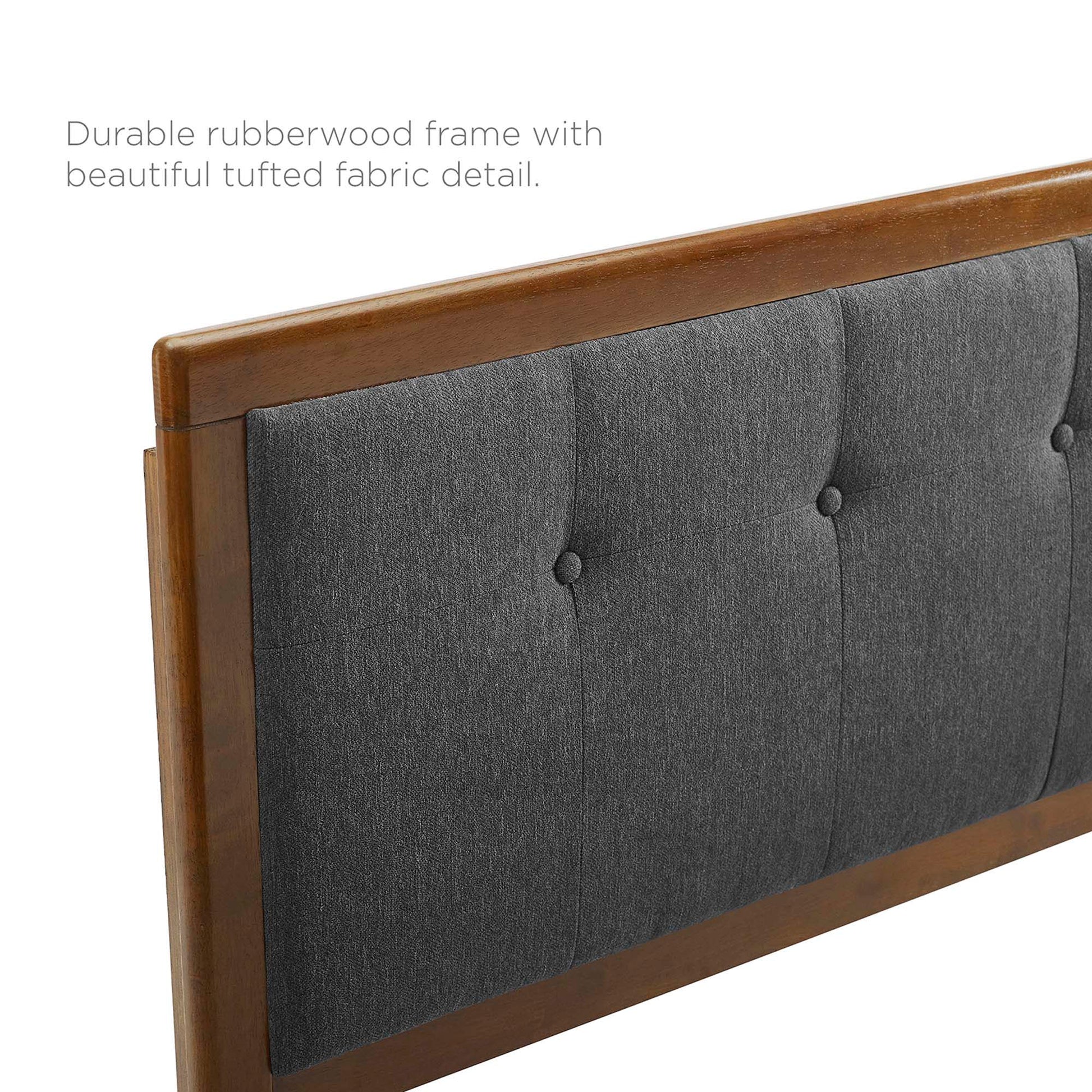 Draper Tufted Fabric and Wood Queen Headboard by Modway - Best Buy Furniture