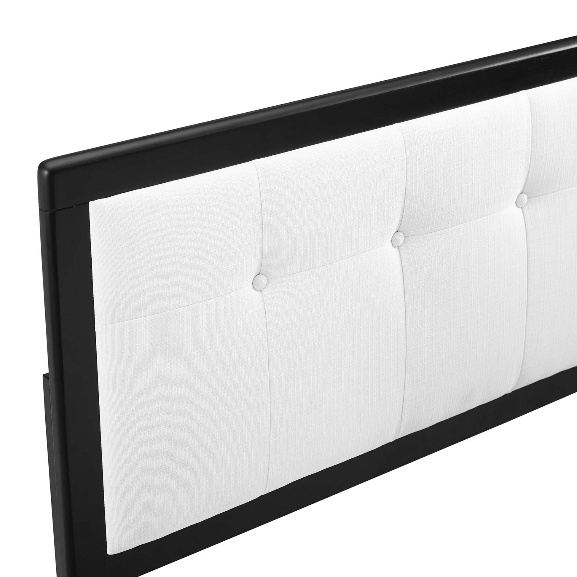 Draper Tufted Fabric and Wood King Headboard by Modway - Best Buy Furniture