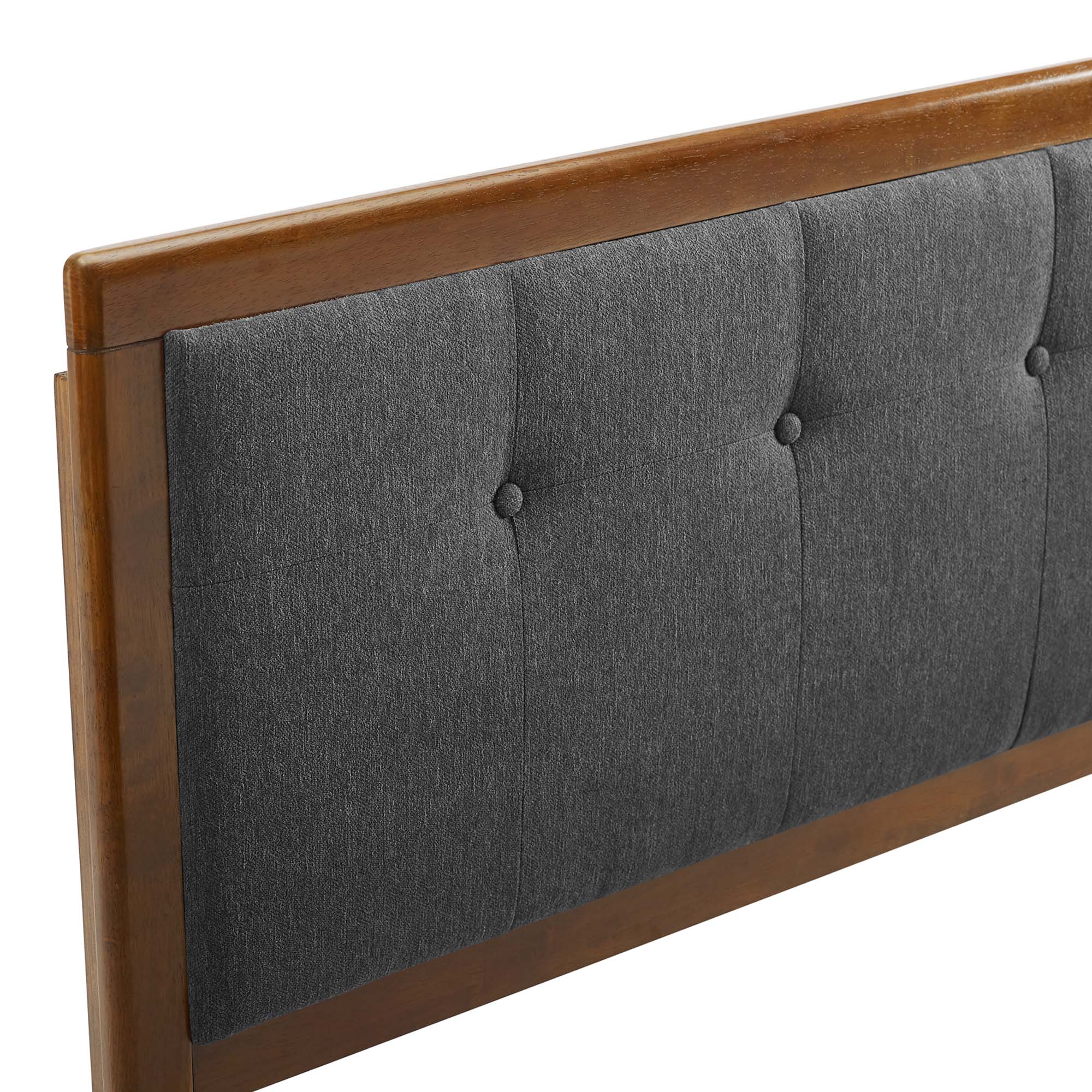 Draper Tufted Fabric and Wood King Headboard by Modway - Best Buy Furniture