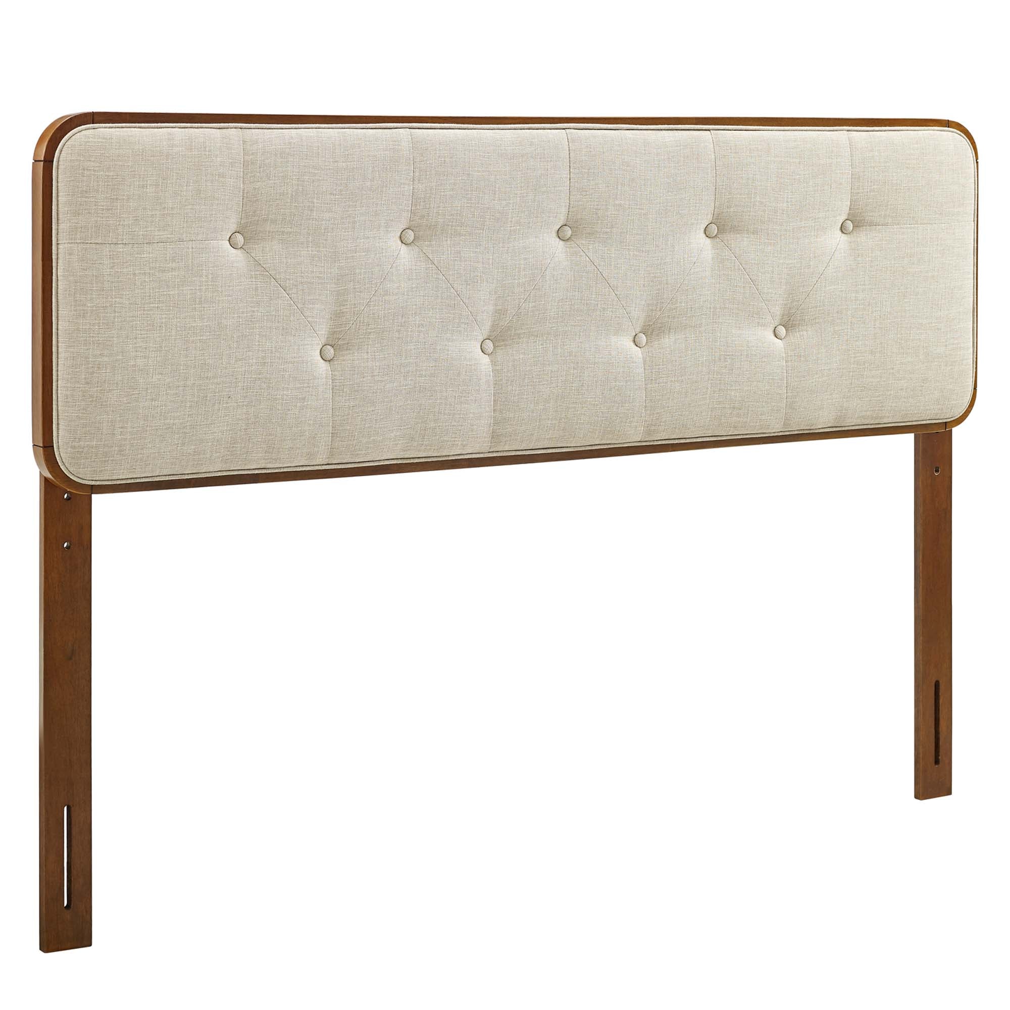 Collins Tufted Fabric and Wood Full Headboard by Modway - Best Buy Furniture