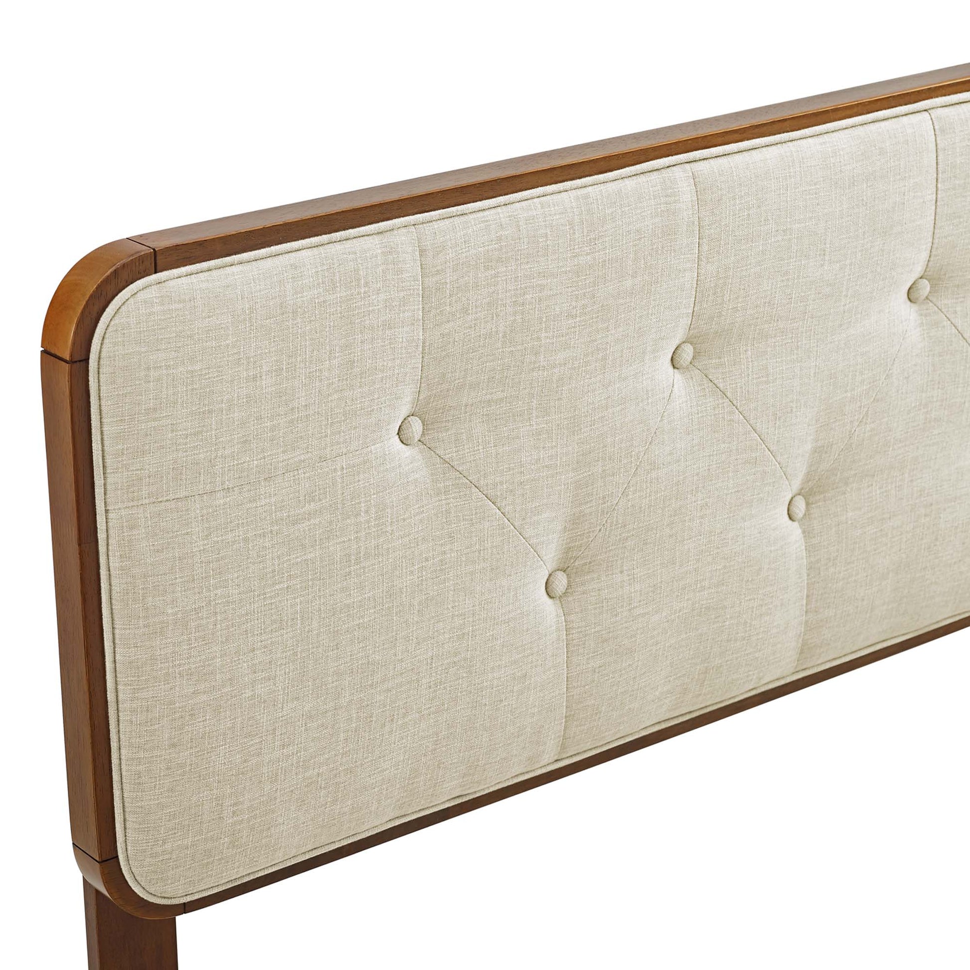 Collins Tufted Fabric and Wood Full Headboard by Modway - Best Buy Furniture