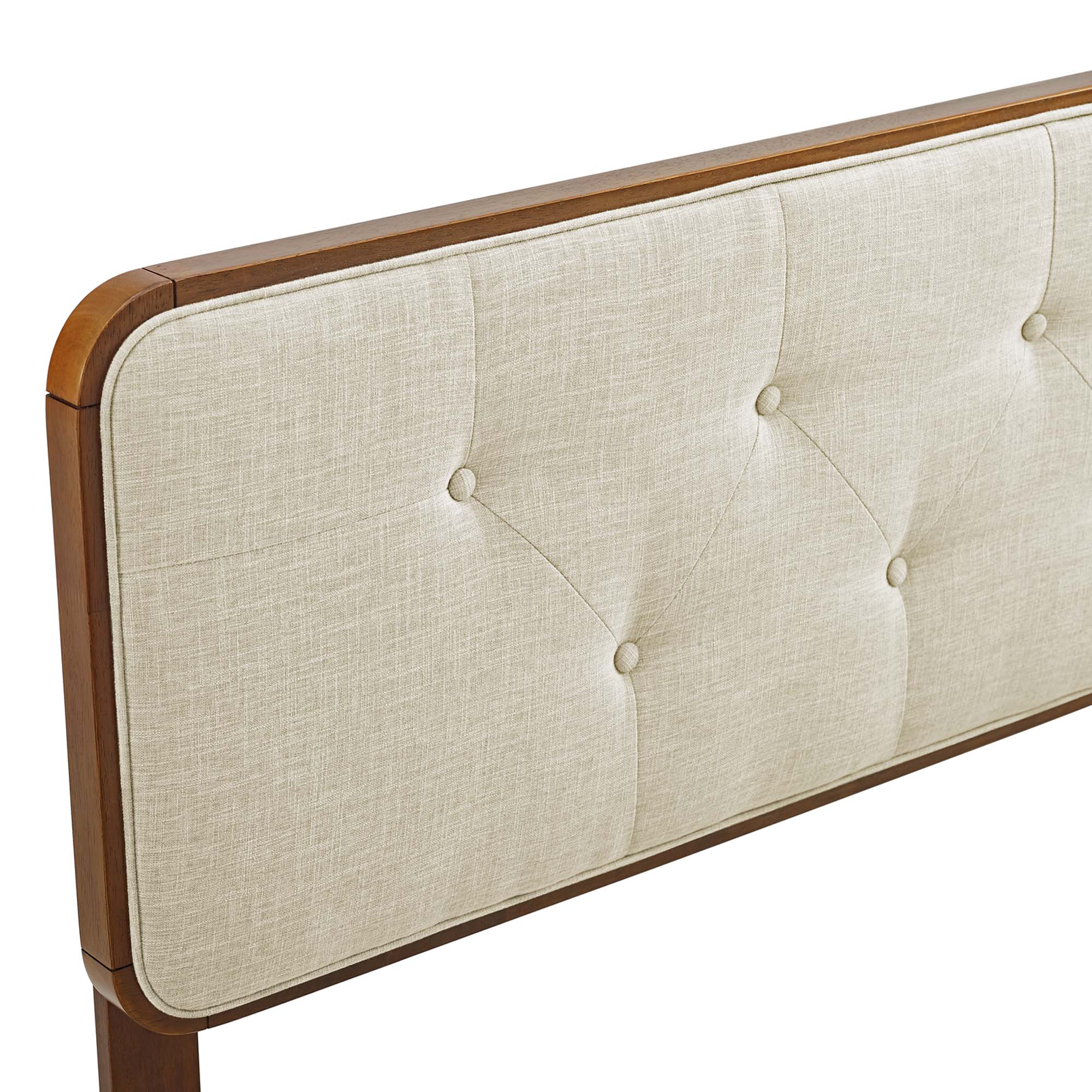 Collins Tufted Fabric and Wood Full Headboard by Modway - Best Buy Furniture