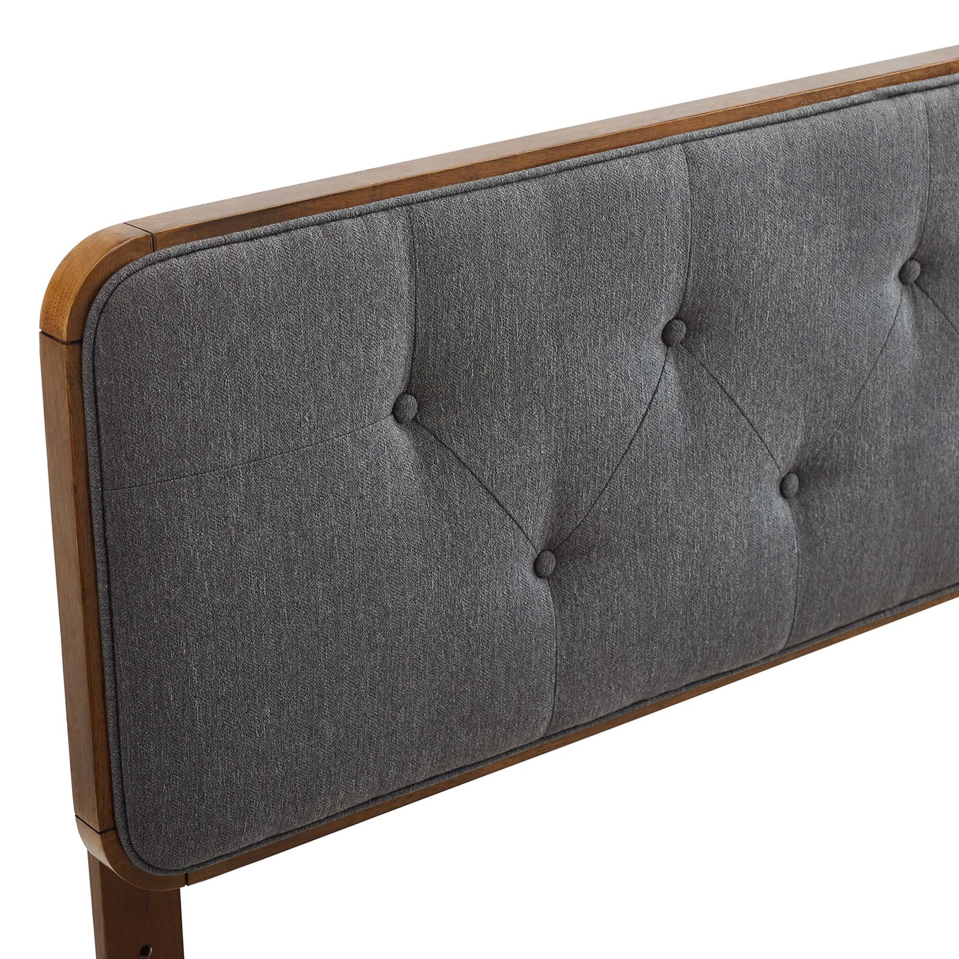 Collins Tufted Fabric and Wood King Headboard by Modway - Best Buy Furniture