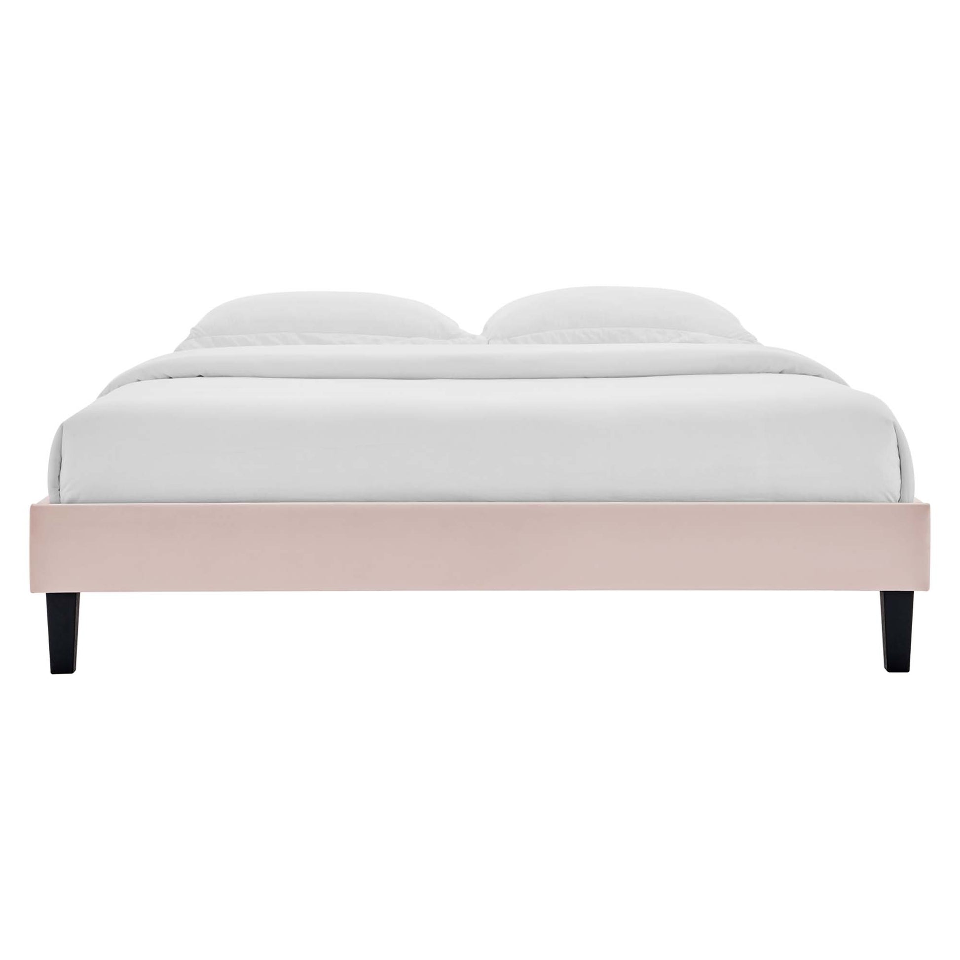 Reign Performance Velvet Full Platform Bed Frame by Modway - Best Buy Furniture