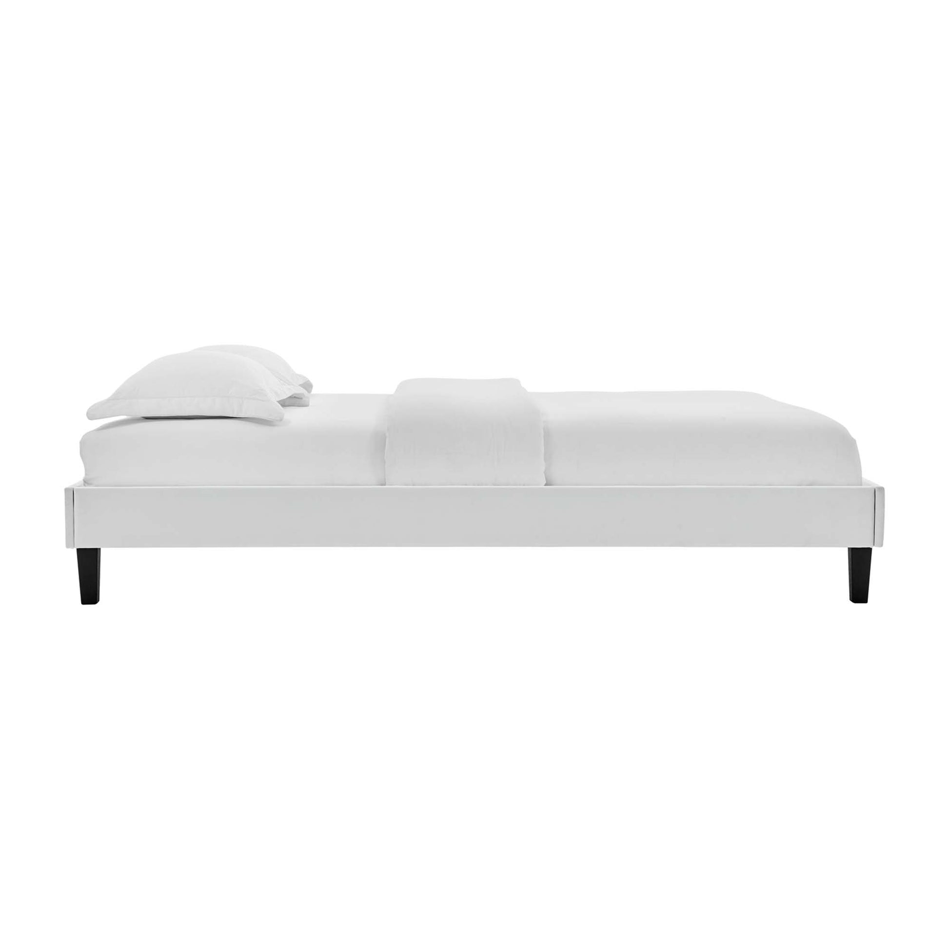 Reign Performance Velvet Queen Platform Bed Frame by Modway - Best Buy Furniture