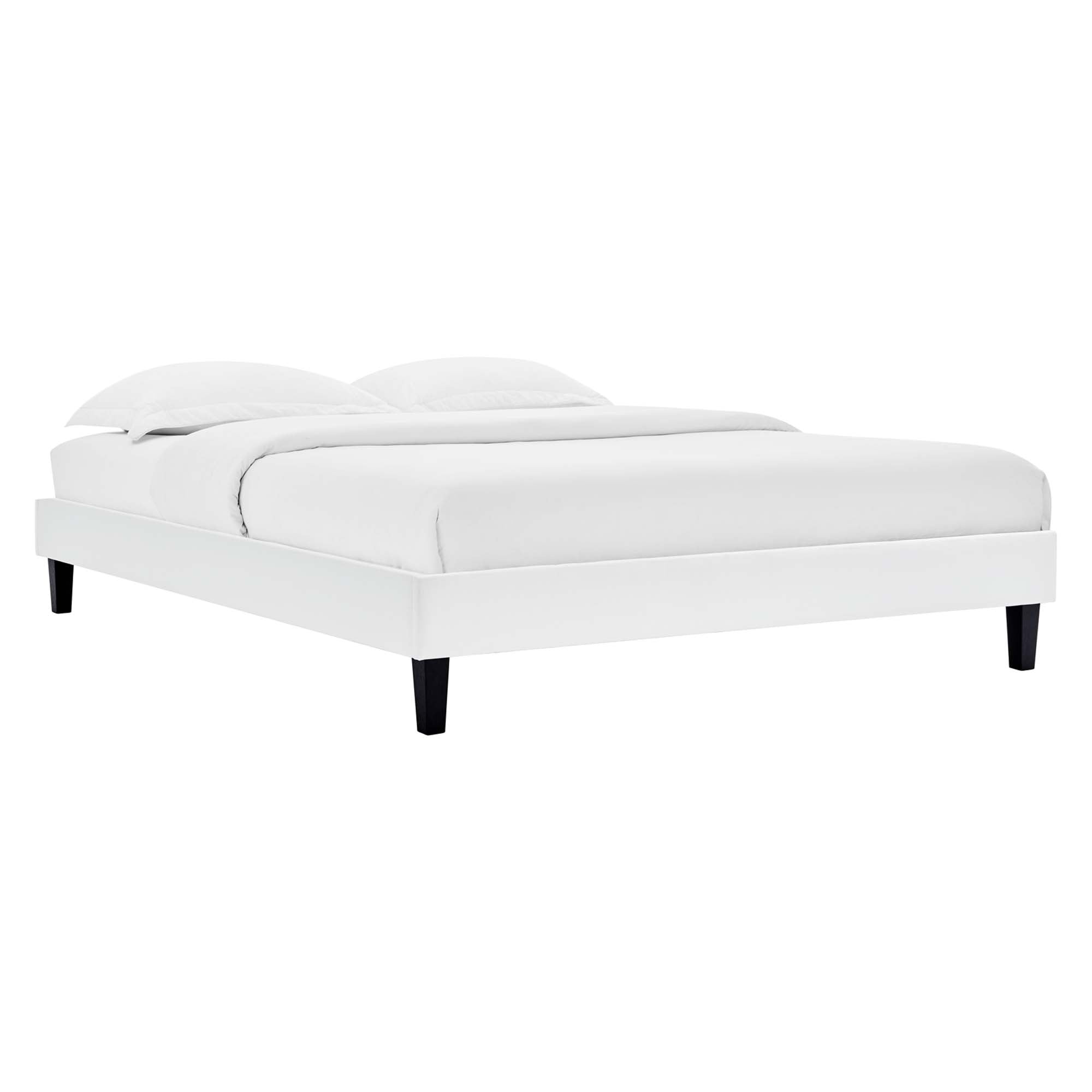 Roxanne Performance Velvet Queen Platform Bed by Modway - Best Buy Furniture