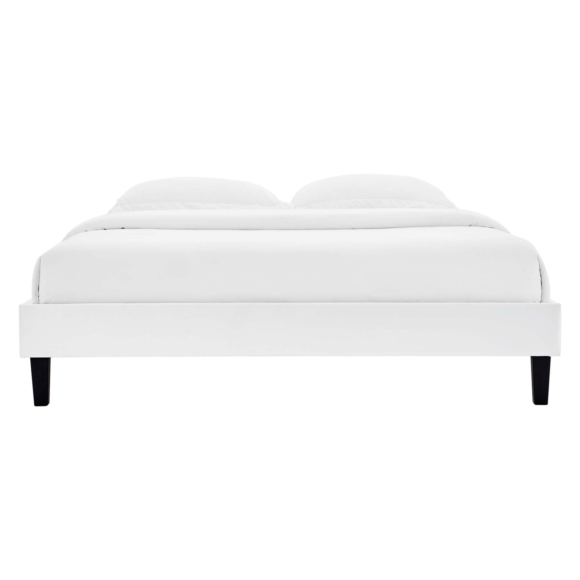 Reign Performance Velvet Queen Platform Bed Frame by Modway - Best Buy Furniture