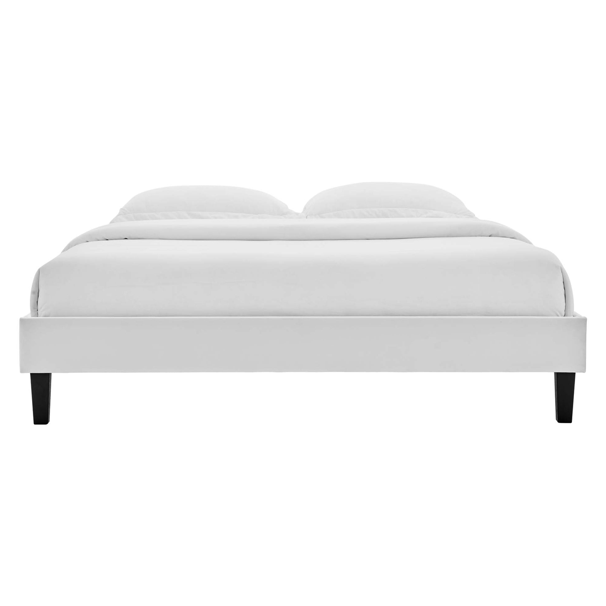 Reign Performance Velvet King Platform Bed Frame by Modway - Best Buy Furniture