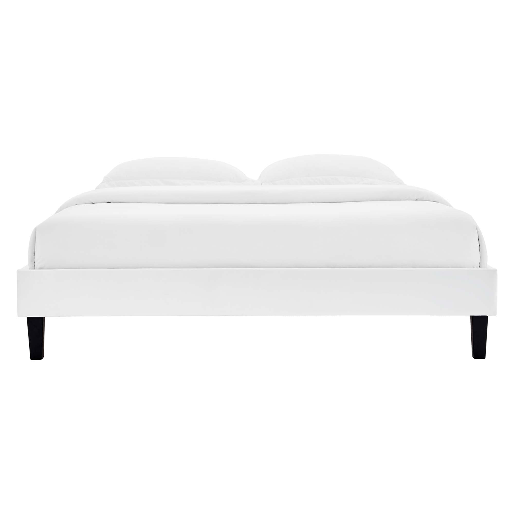 Reign Performance Velvet King Platform Bed Frame by Modway - Best Buy Furniture