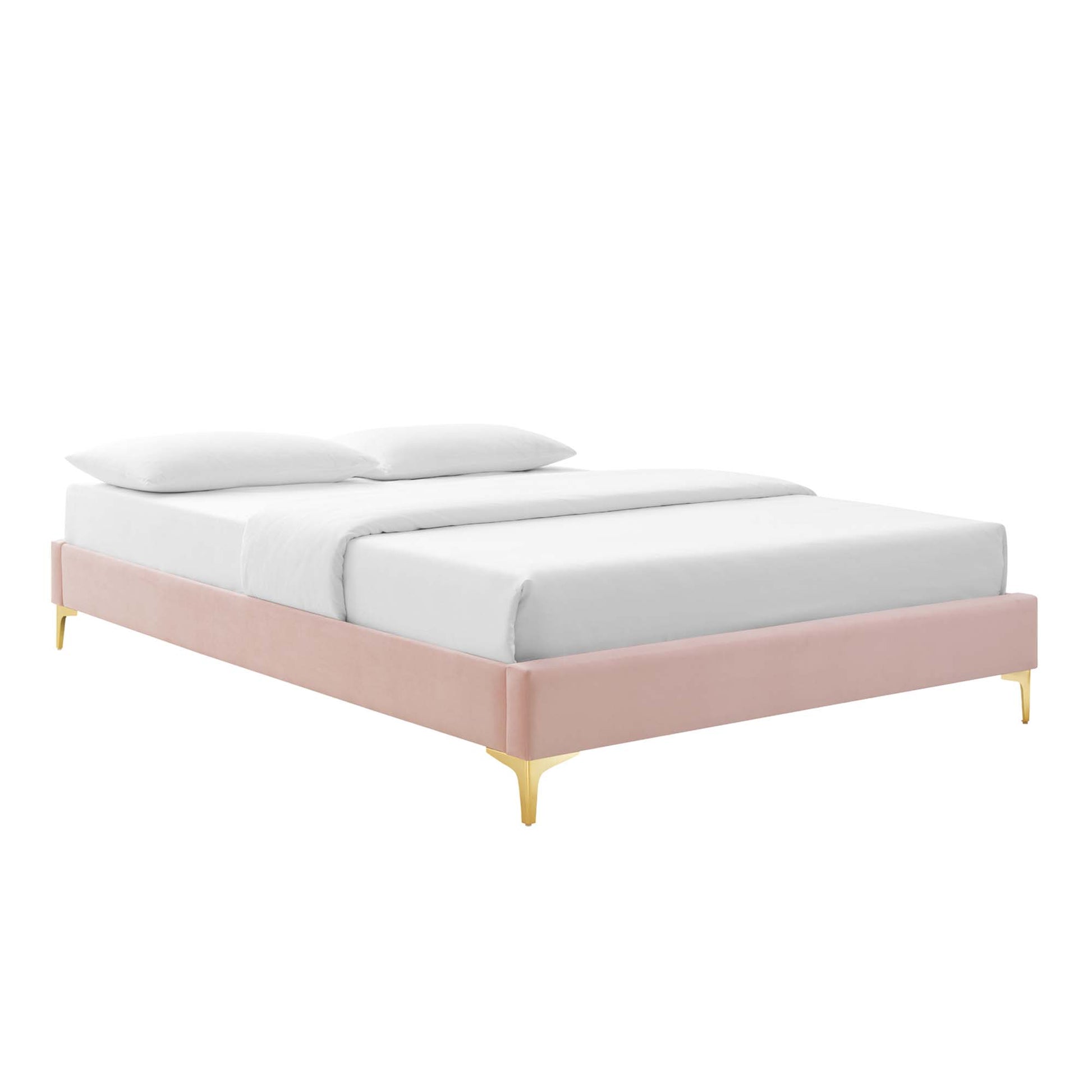 Sutton Performance Velvet Queen Bed Frame by Modway - Best Buy Furniture