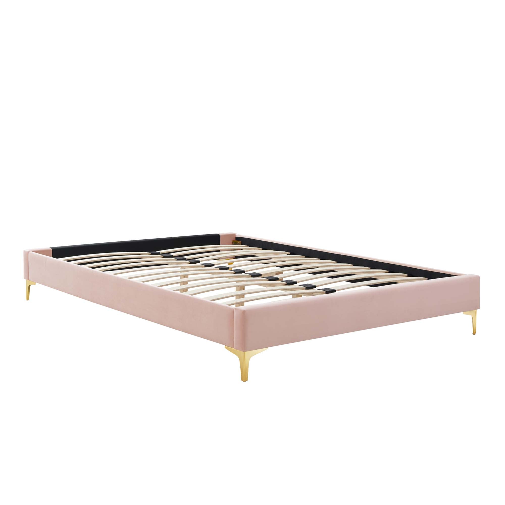 Sutton Performance Velvet Queen Bed Frame by Modway - Best Buy Furniture