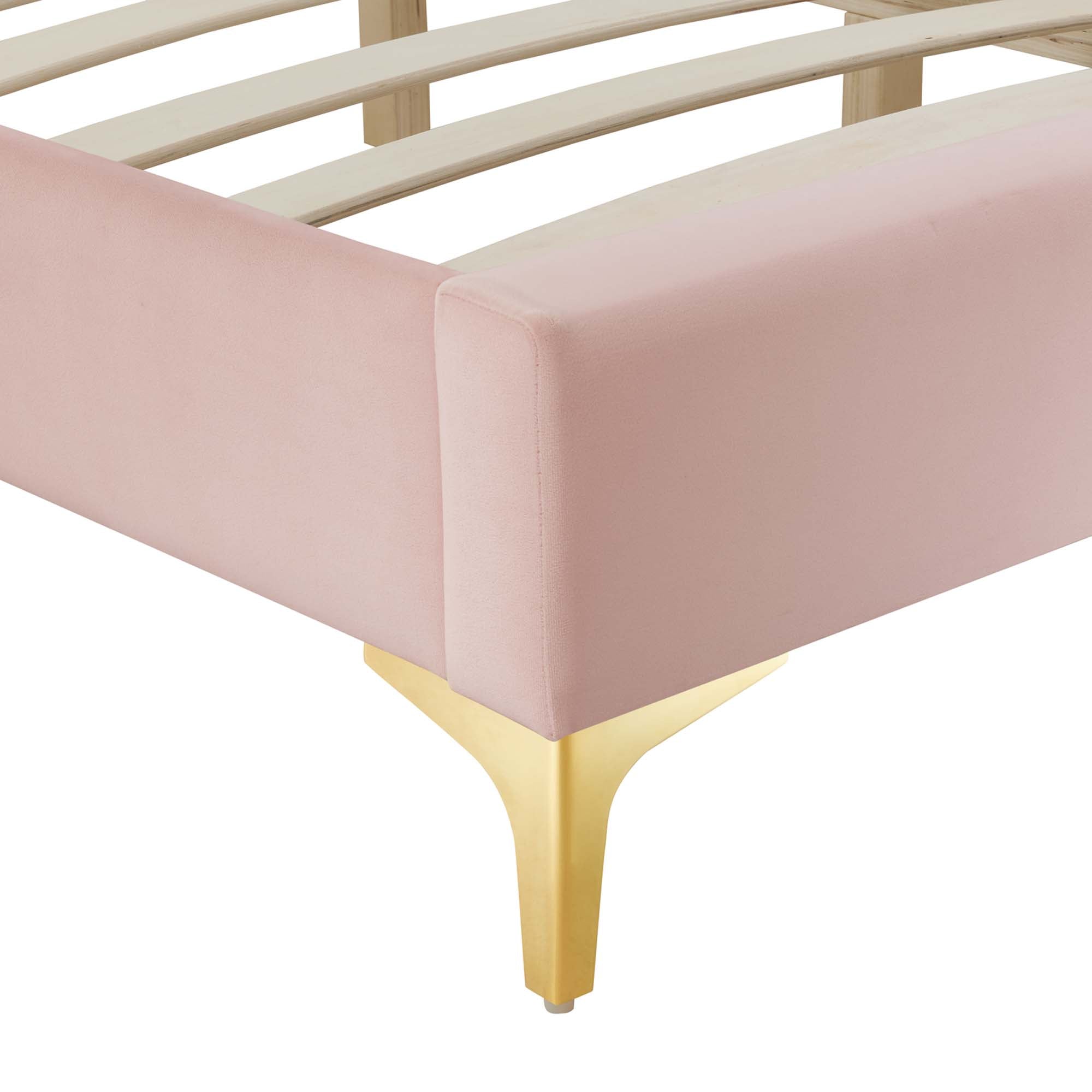 Sutton Performance Velvet Queen Bed Frame by Modway - Best Buy Furniture