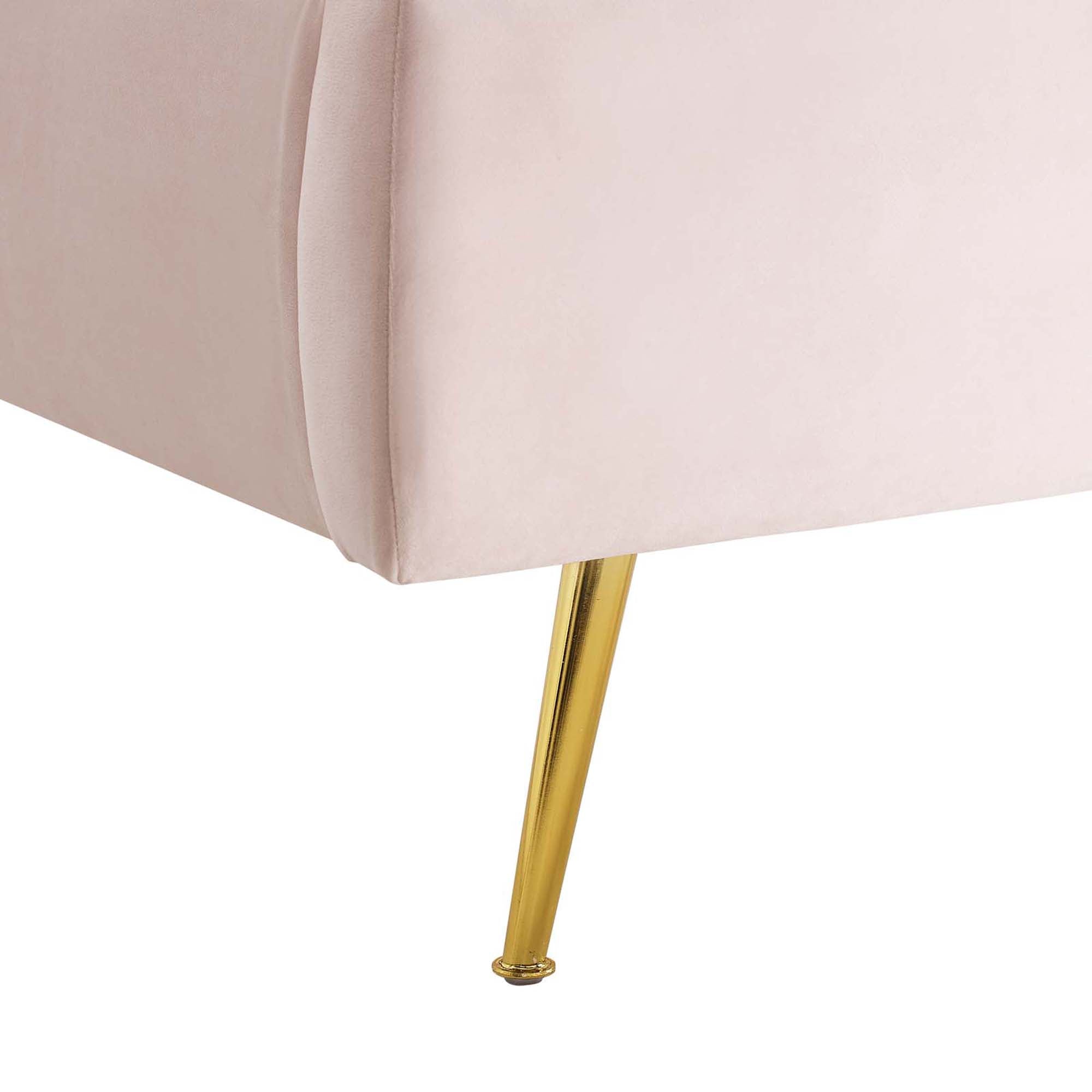 Lana Performance Velvet Queen Wingback Platform Bed by Modway - Best Buy Furniture