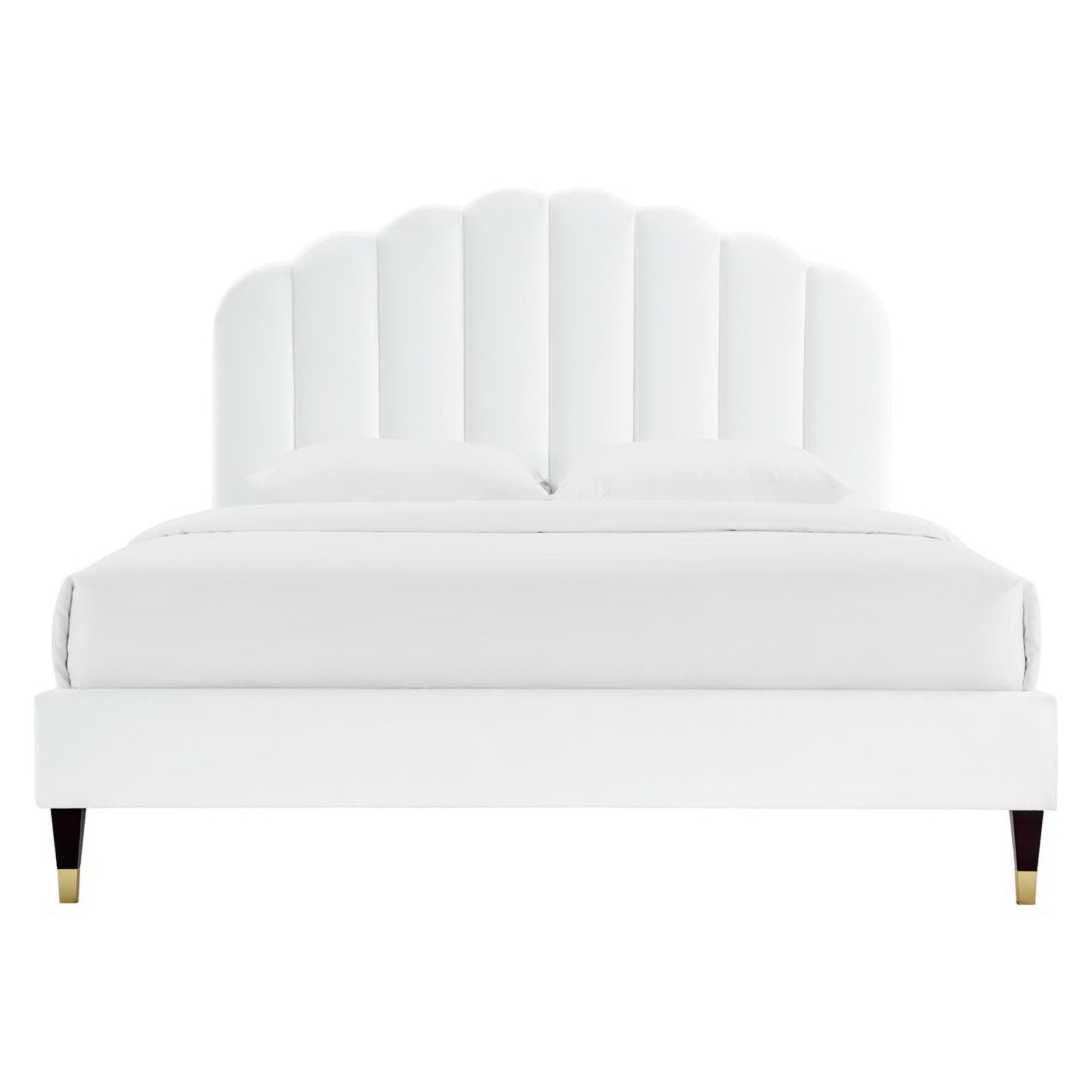 Daisy Performance Velvet Queen Platform Bed by Modway - Best Buy Furniture