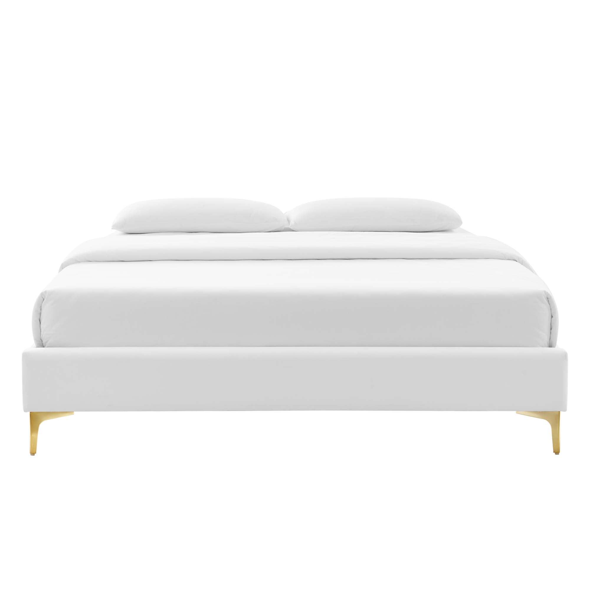 Sutton Performance Velvet King Bed Frame by Modway - Best Buy Furniture