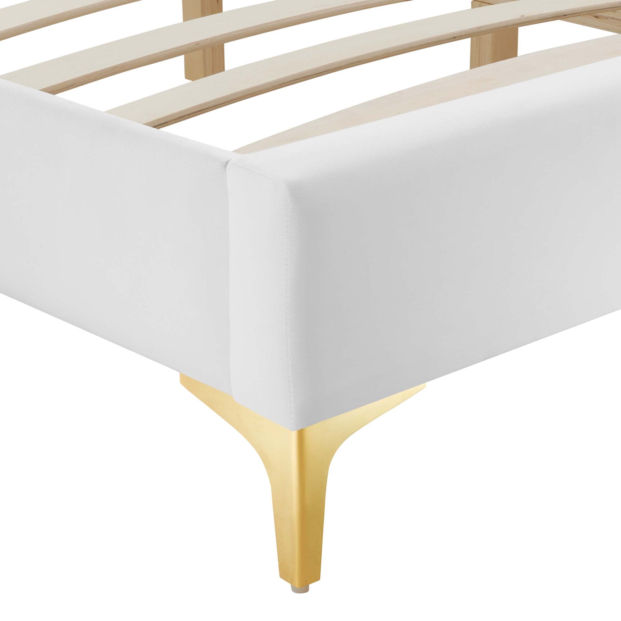 Sutton Performance Velvet King Bed Frame by Modway - Best Buy Furniture