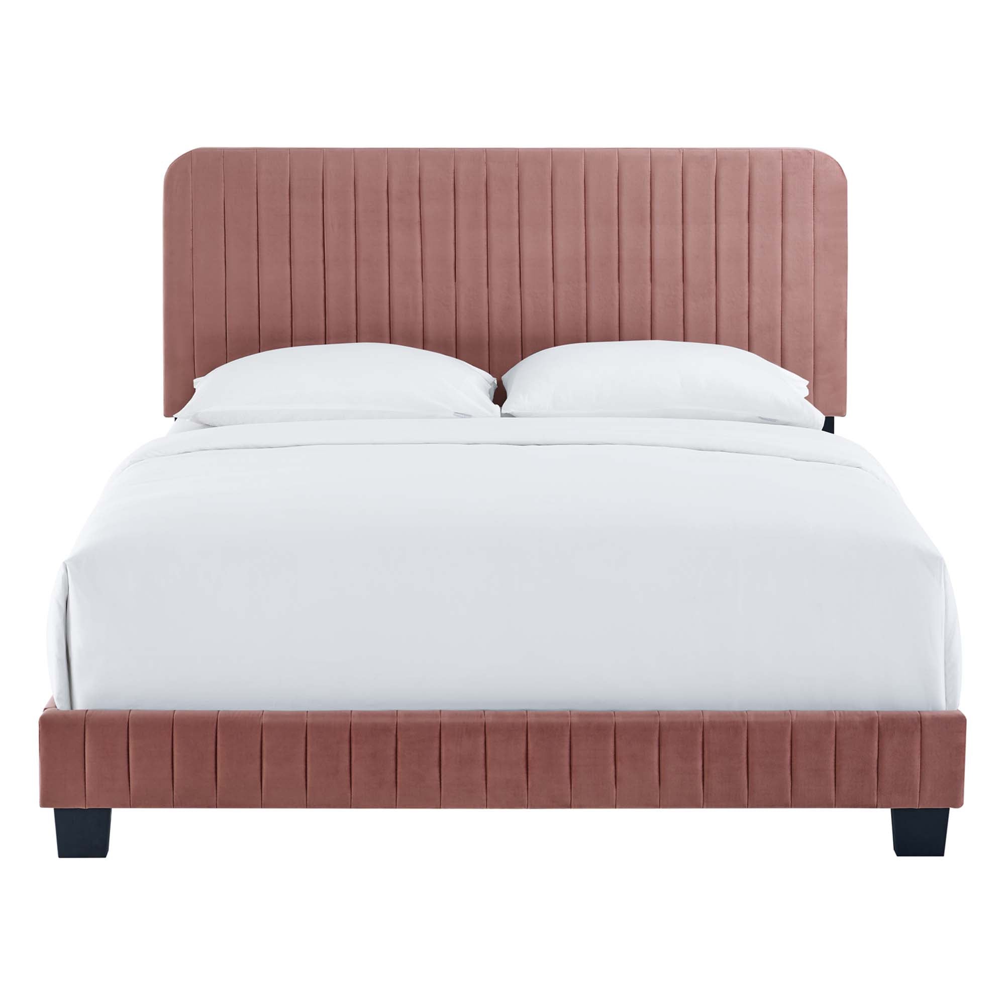 Celine Channel Tufted Performance Velvet Queen Bed by Modway - Best Buy Furniture