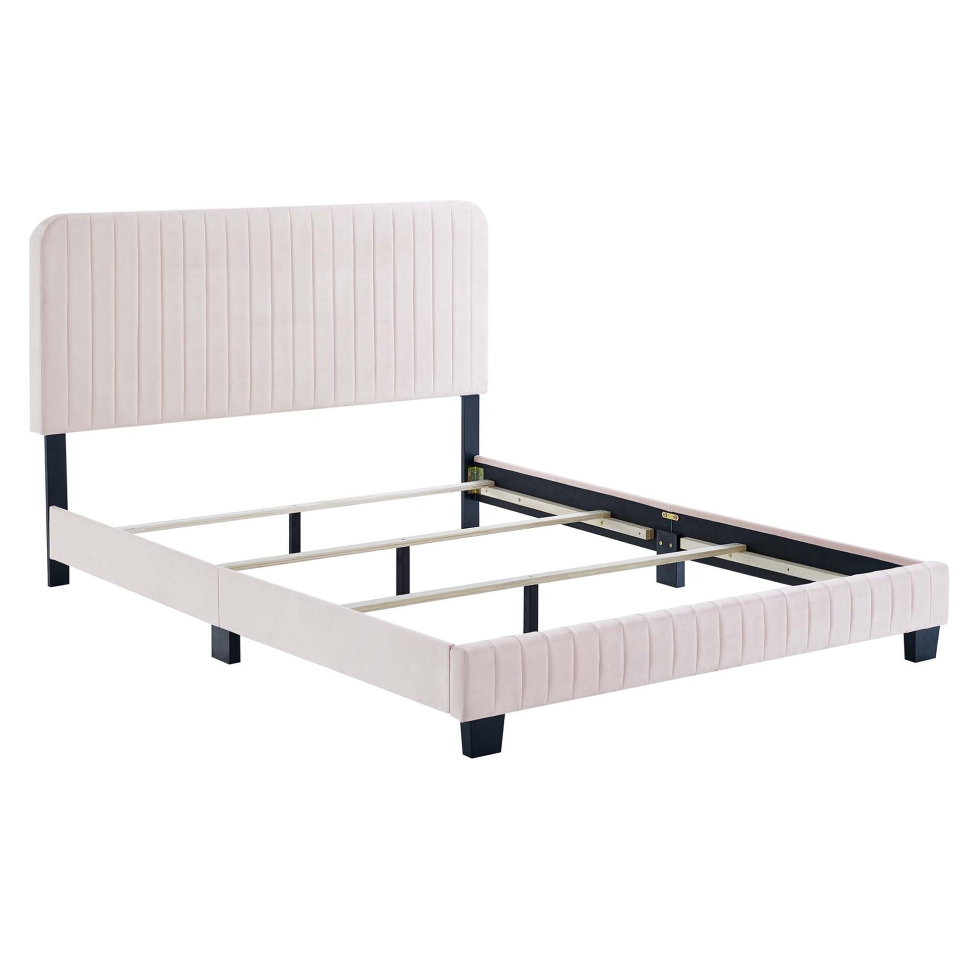 Celine Channel Tufted Performance Velvet Full Bed by Modway - Best Buy Furniture