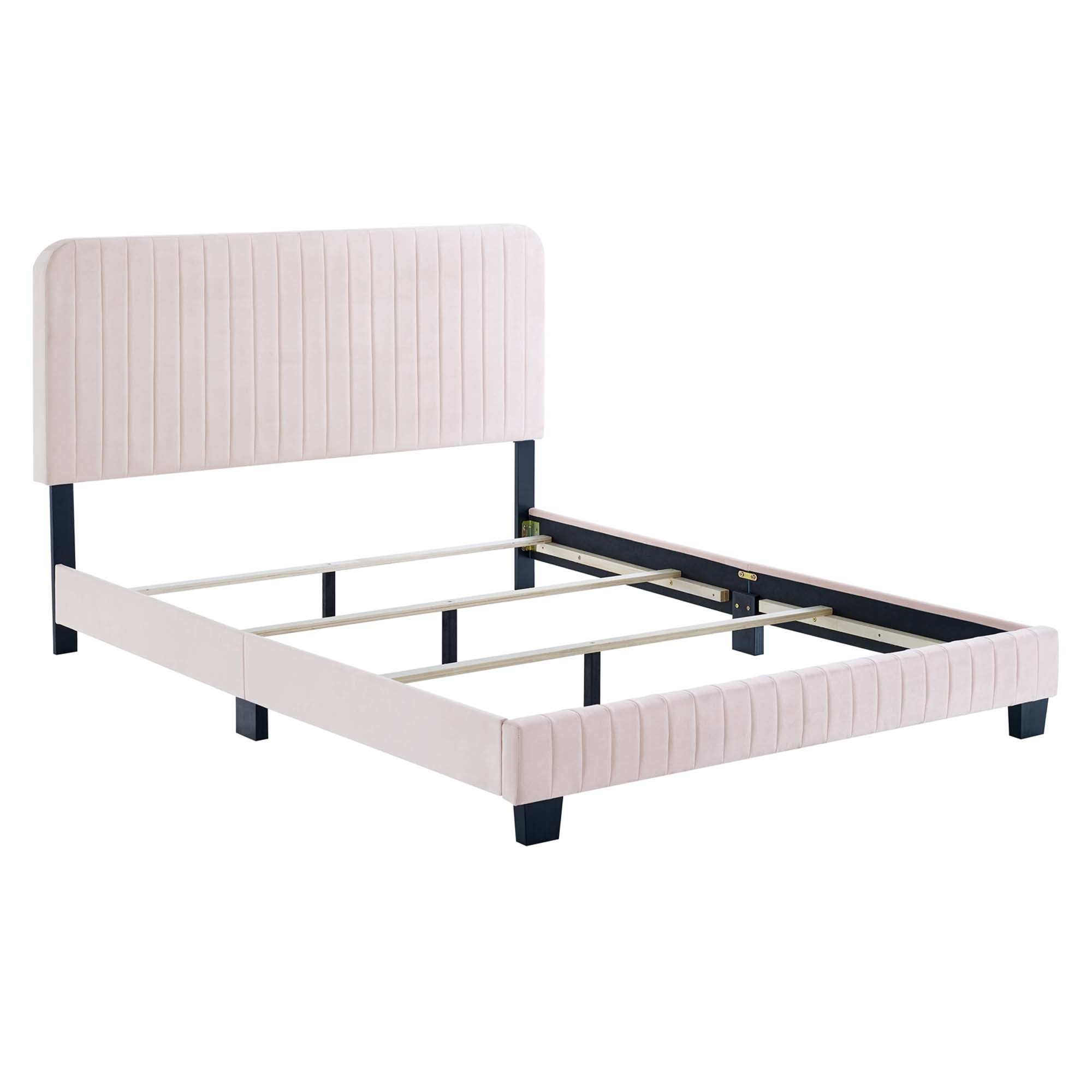 Celine Channel Tufted Performance Velvet Full Bed by Modway - Best Buy Furniture