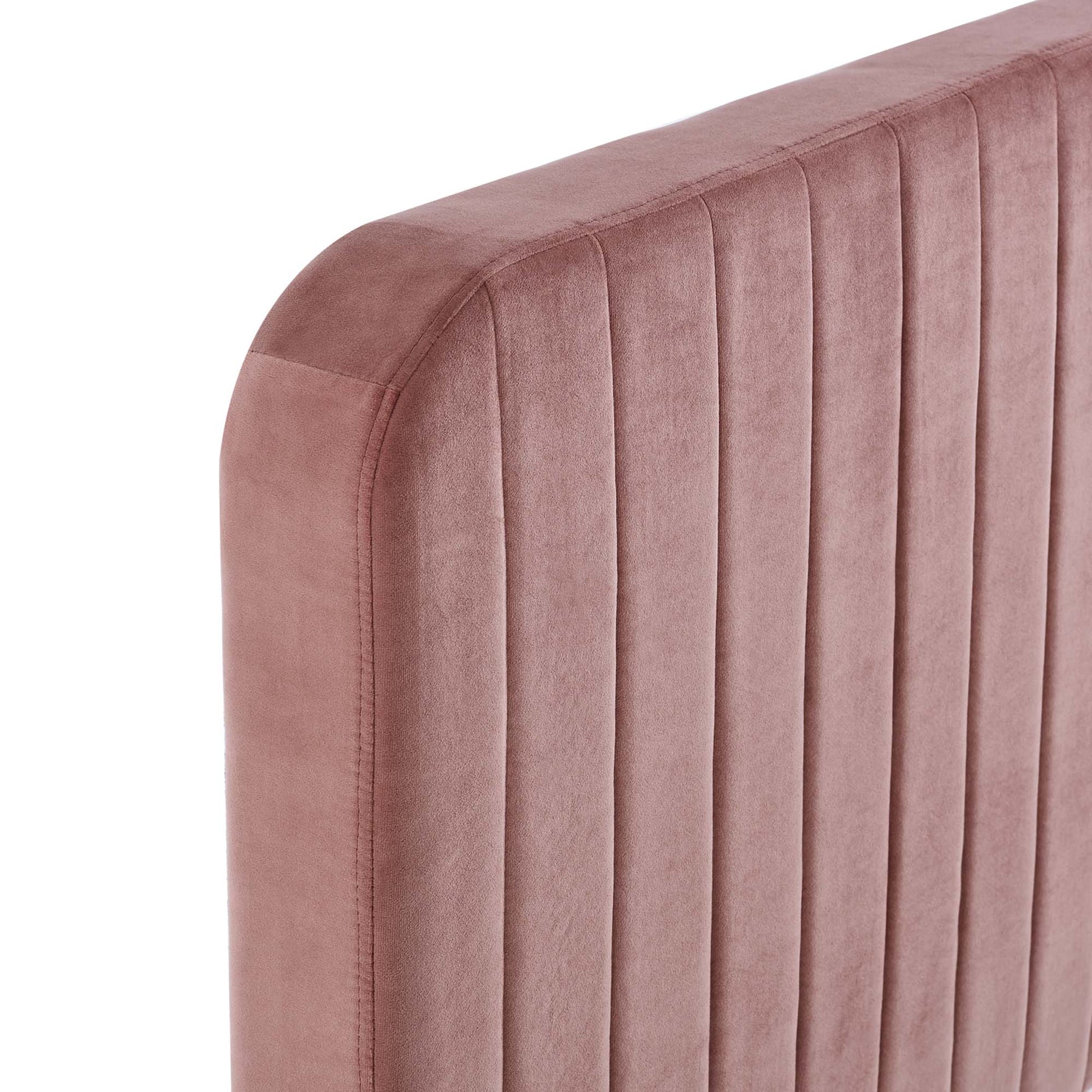 Celine Channel Tufted Performance Velvet Twin Bed by Modway - Best Buy Furniture
